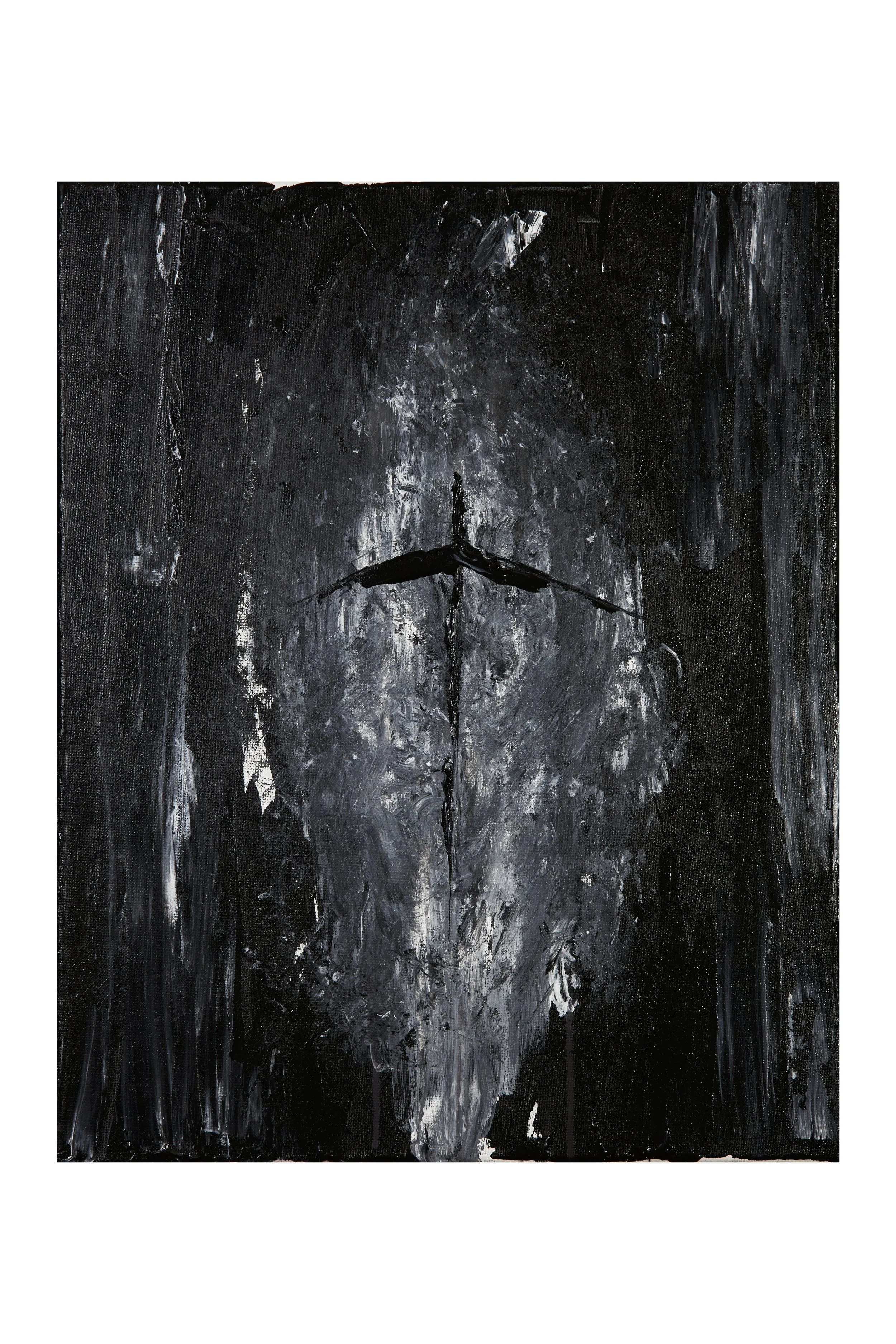 The Crusades 
Winter 2021
Acrylic paint, the realization that Christians are especially evil. On canvas.
20 x 26
