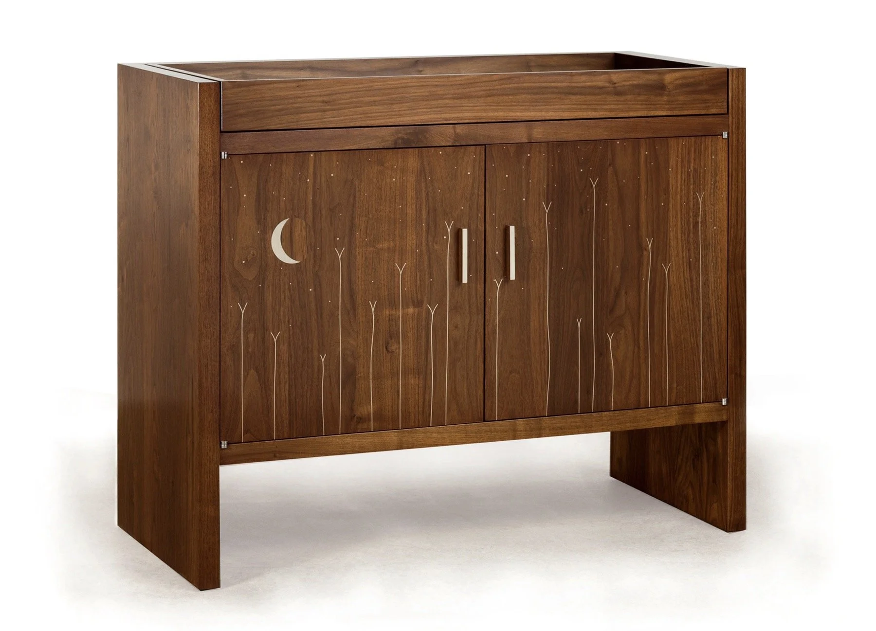 Silver moon cabinet