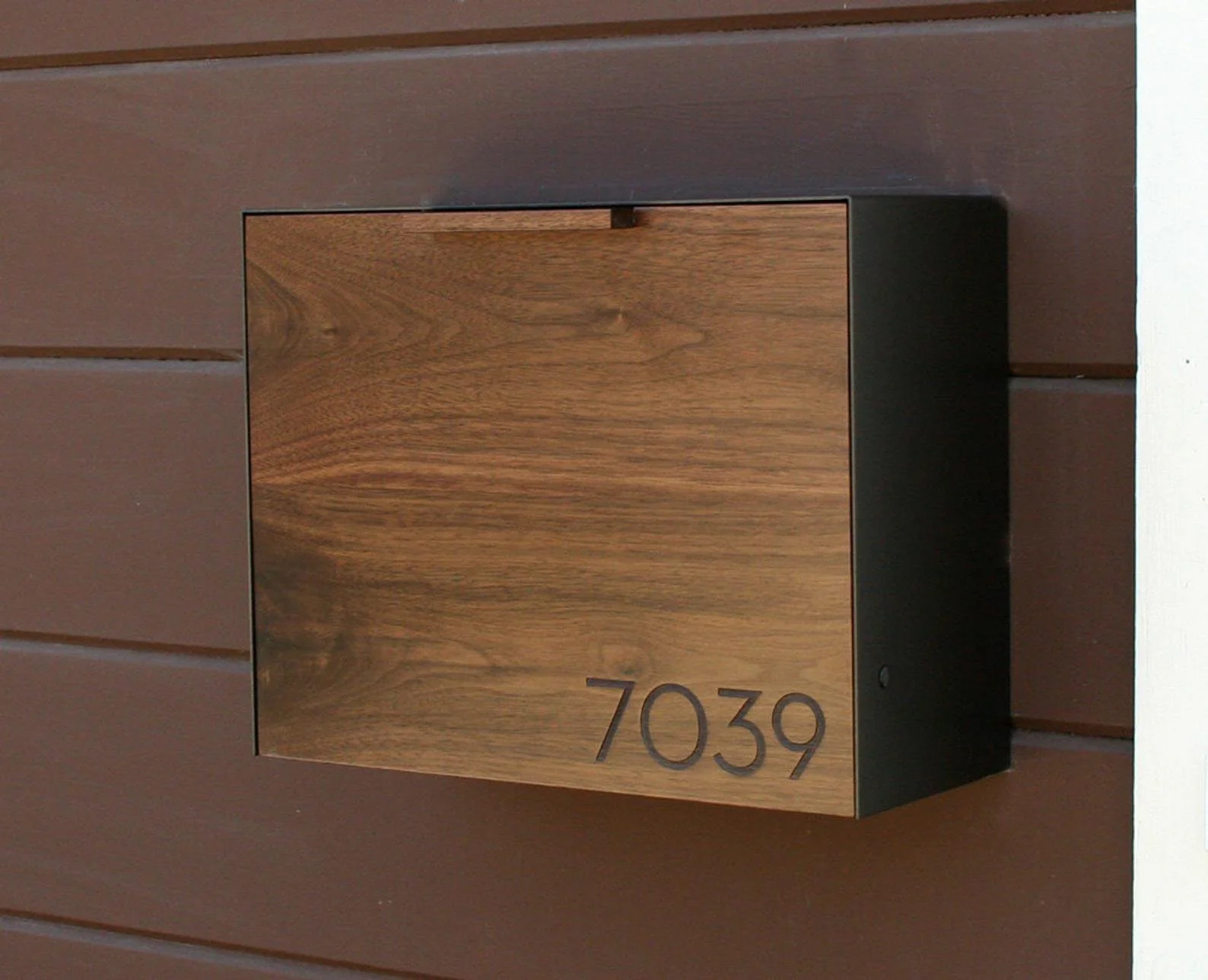 Walnut Mailbox