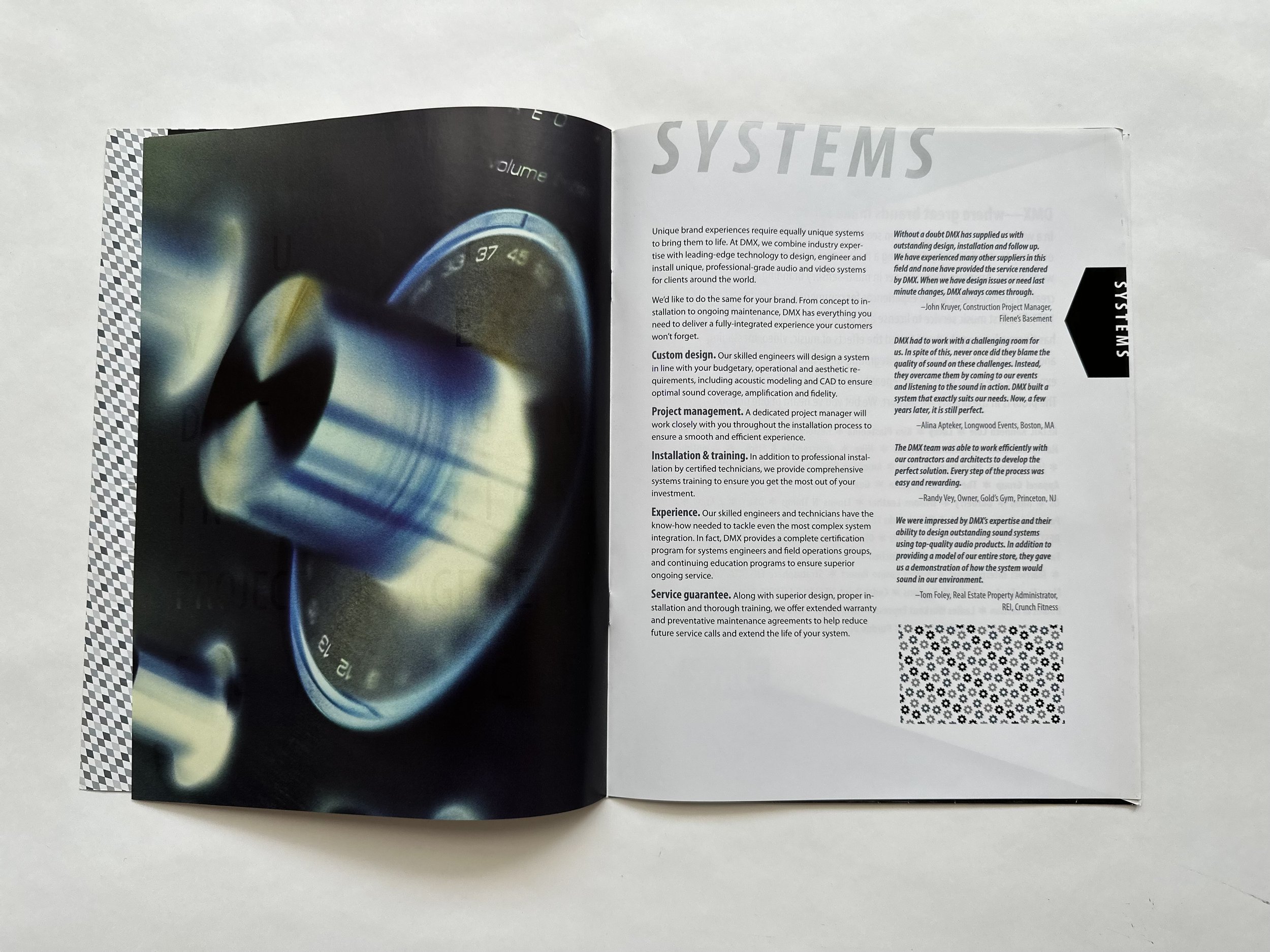DMX Brochure design by Carol King