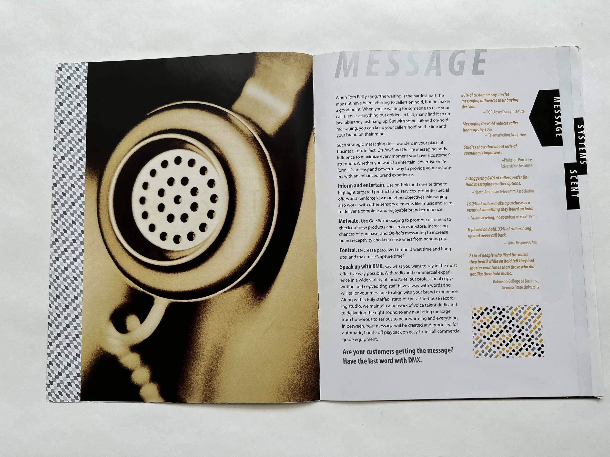 DMX Brochure design by Carol King