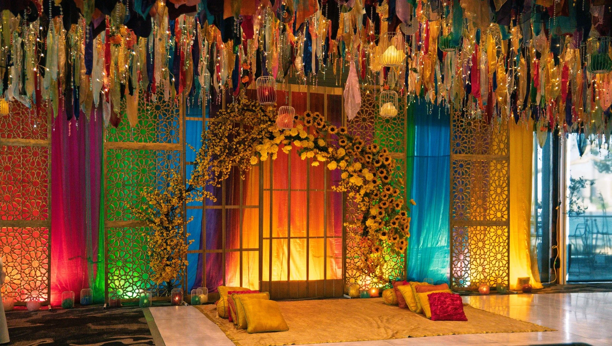 A vibrant entrance designed to set the tone from the very first step.
Layers of colour, soft draping, and details that welcome the celebration before it even begins.
Bride @jovelcelestino 
Photography and videography @karansinghphotographyofficial 
E