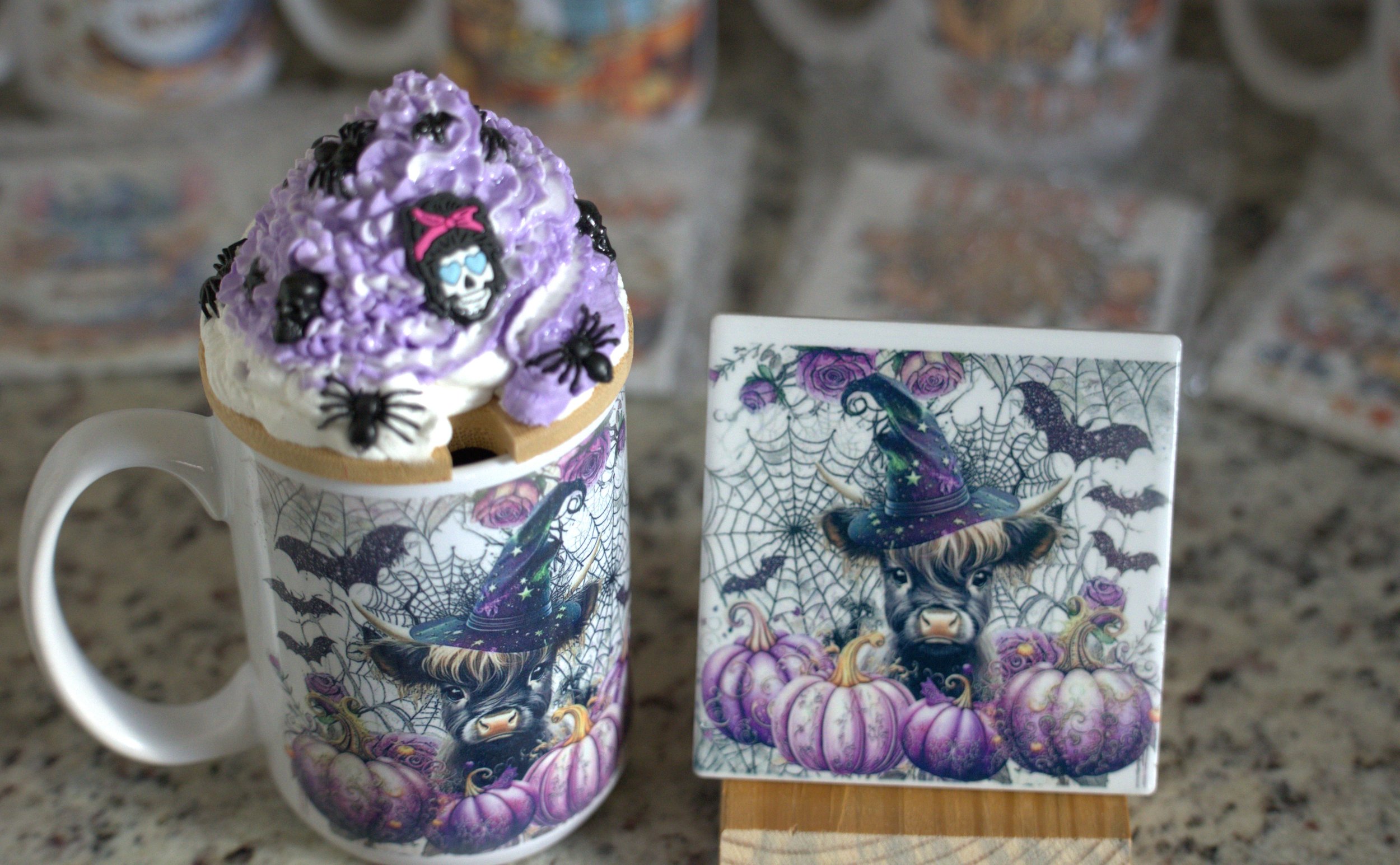 15 oz Ceramic Mug/ Ceramic Coaster
