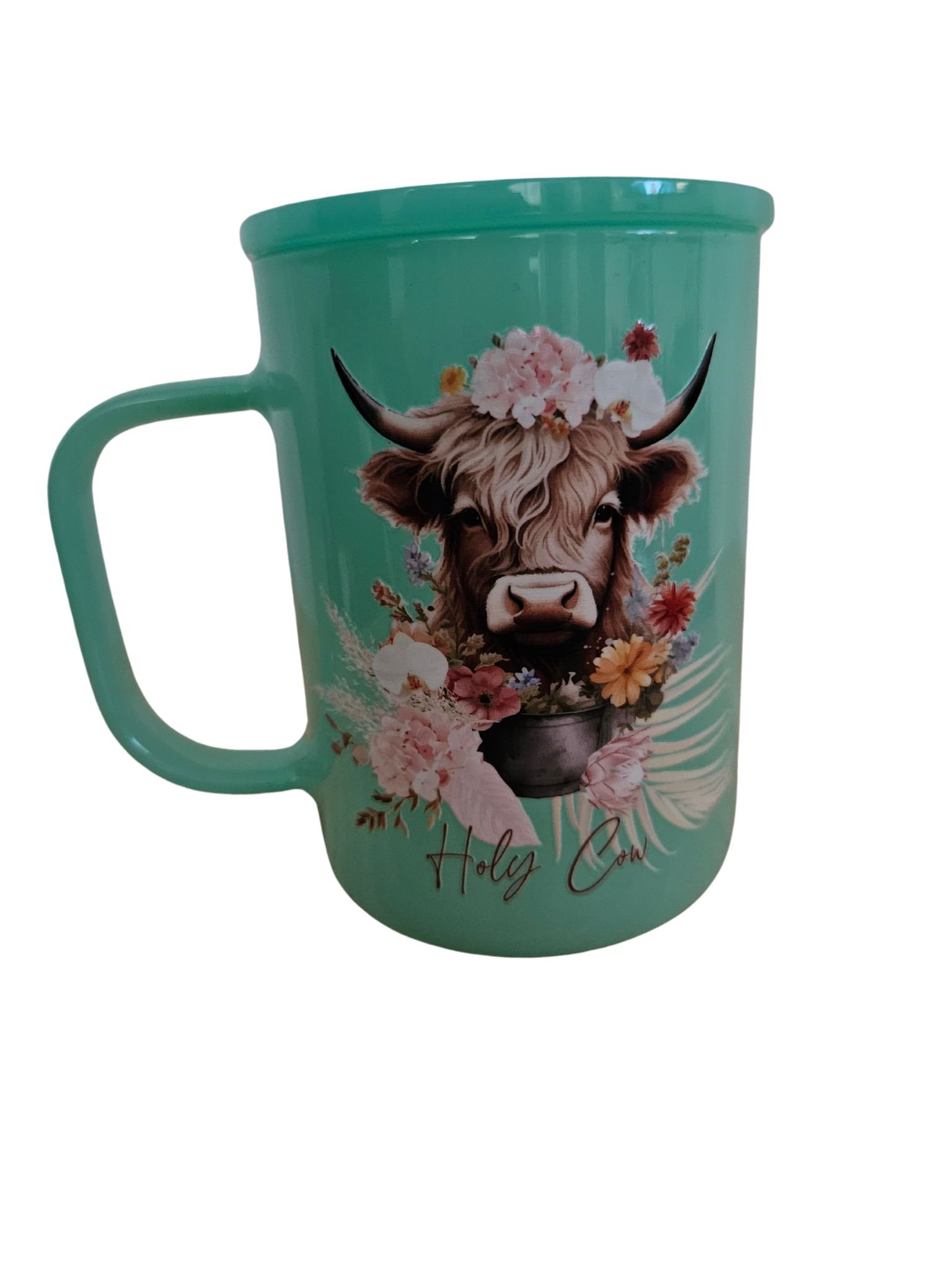 17 oz Cow Glass Mugs