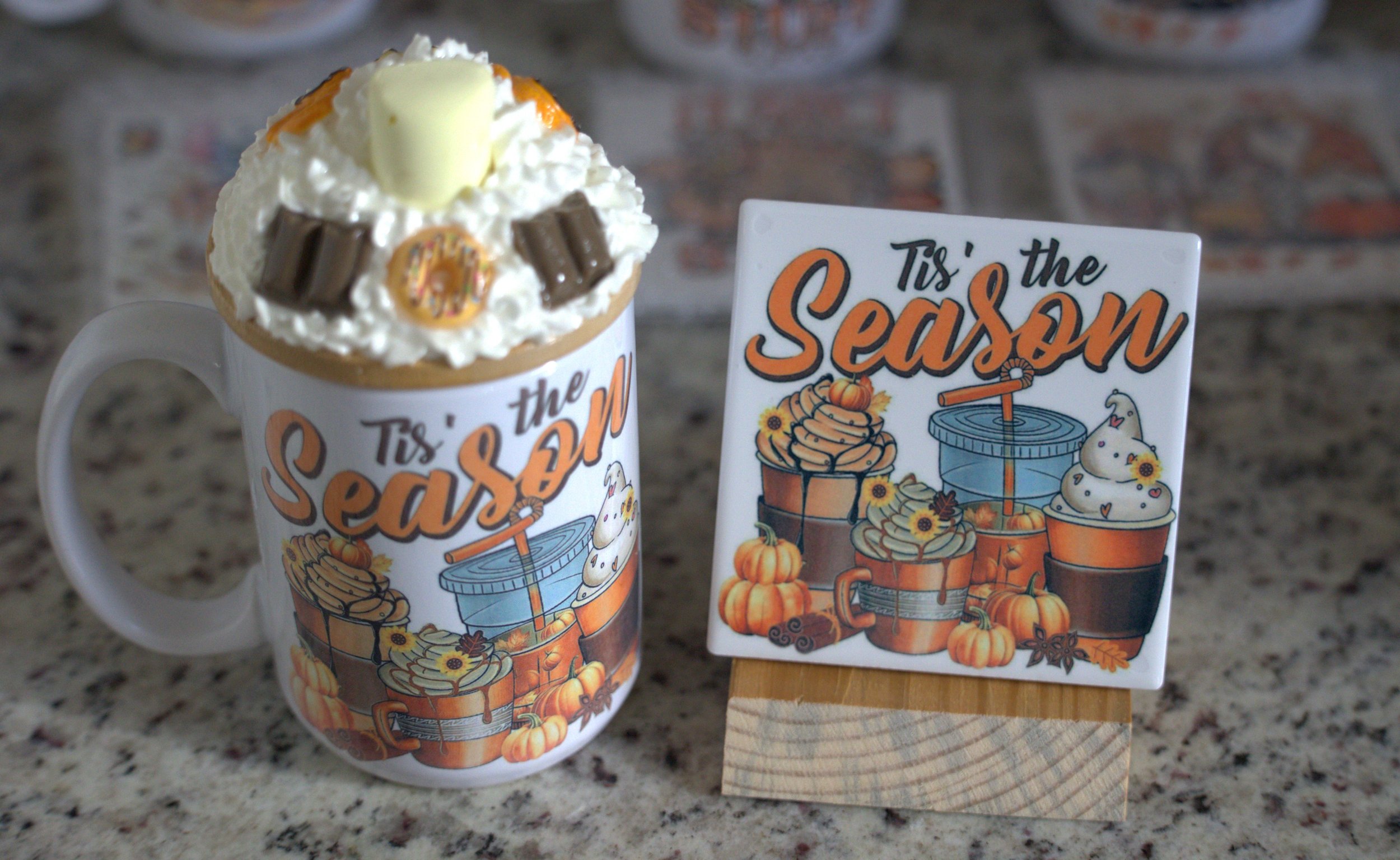 15 oz Ceramic Mug/Ceramic Coaster