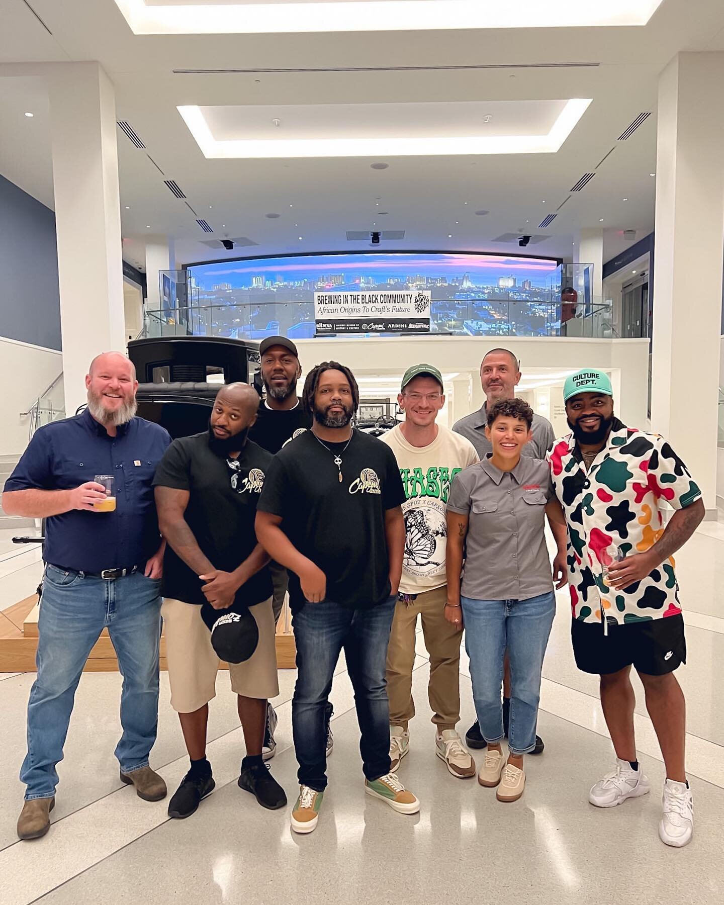 Here&rsquo;s to the final day of #VACraftBeerMonth 🍻

This past Friday, we were honored to be part of an exciting event at the Virginia Museum of History &amp; Culture (@virginiahistory) - 'Brewing in the Black Community: African Origins to Craft&rs
