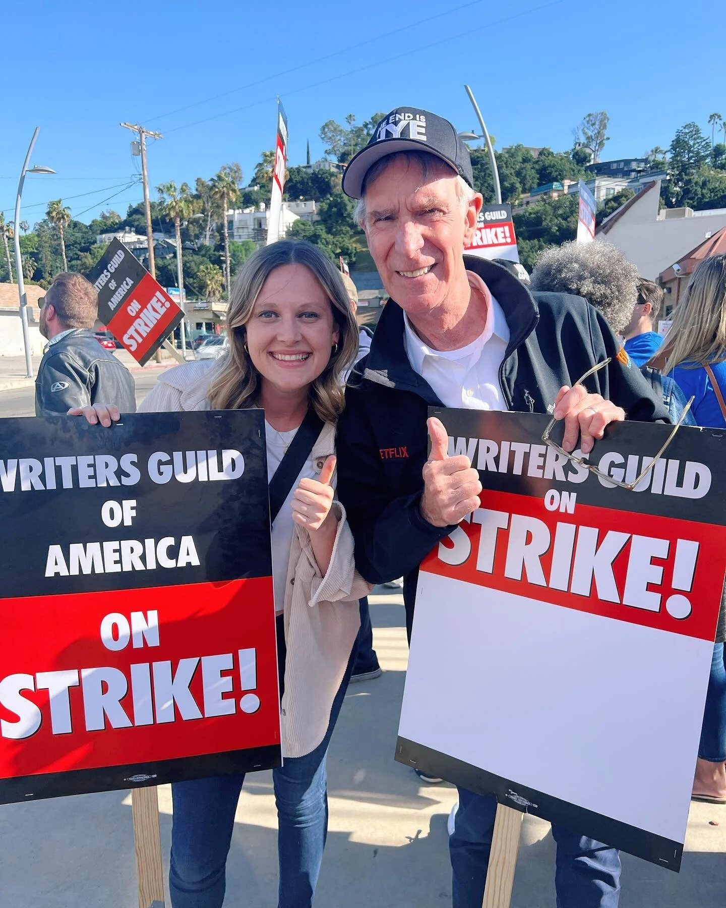 Even your fav Science Guy is done with the bullshit ππ #wgastrong #writersguild #wgastrike #billnye