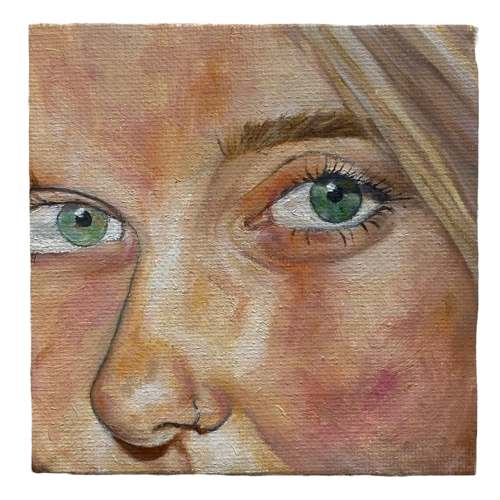 oil on canvas, 4" x 4", 2021