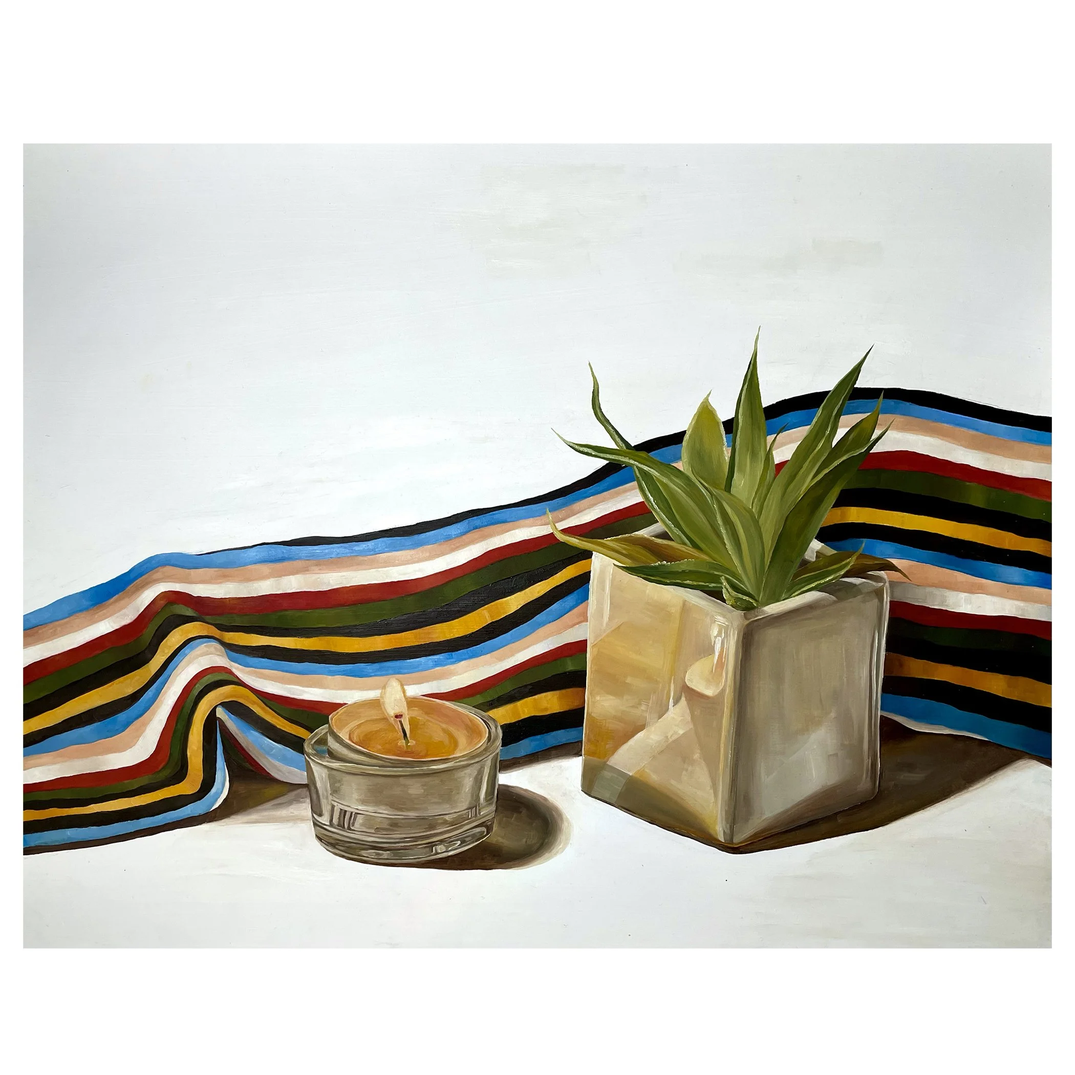 oil on paper, 19" x 24", 2021