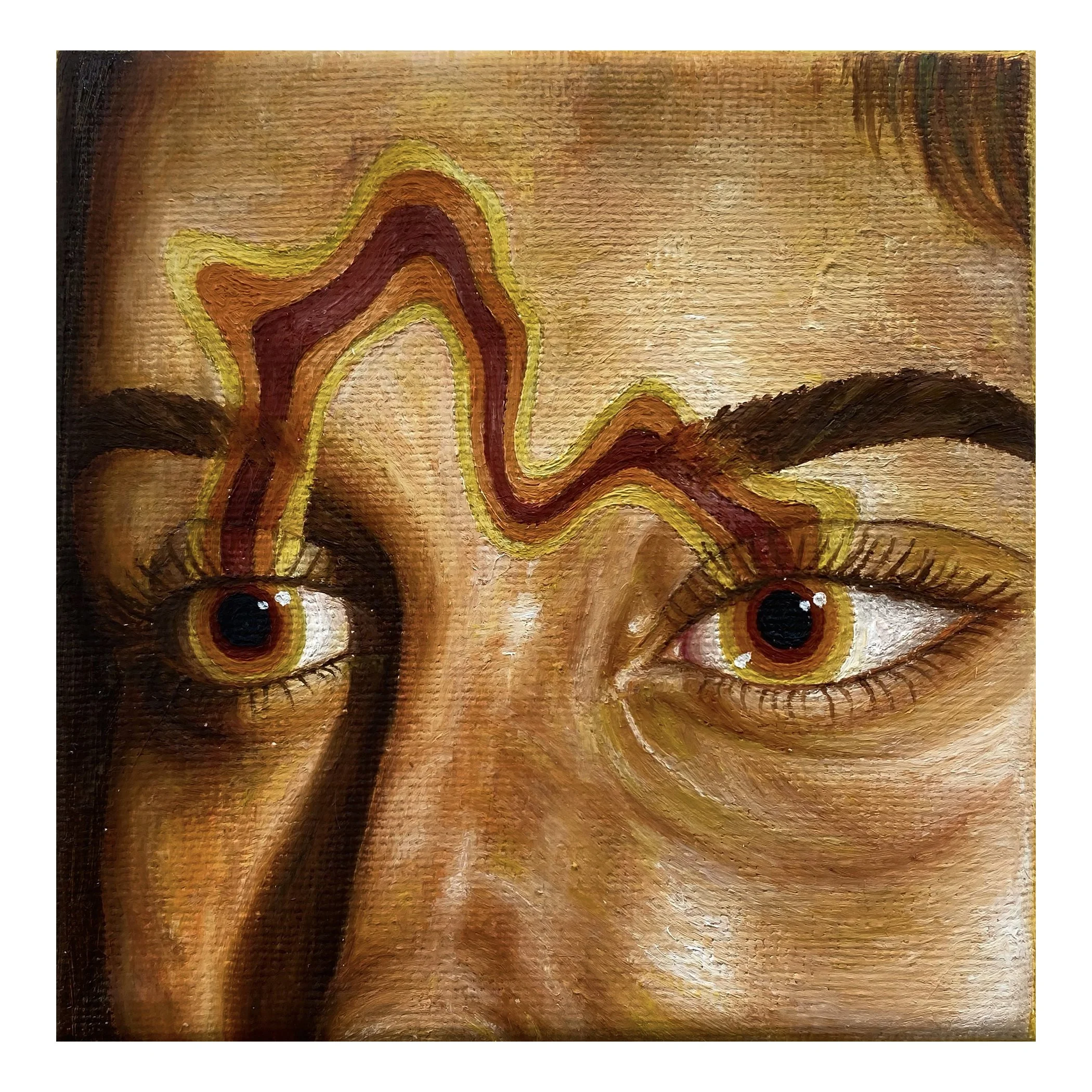 oil on canvas, 4" x 4", 2021