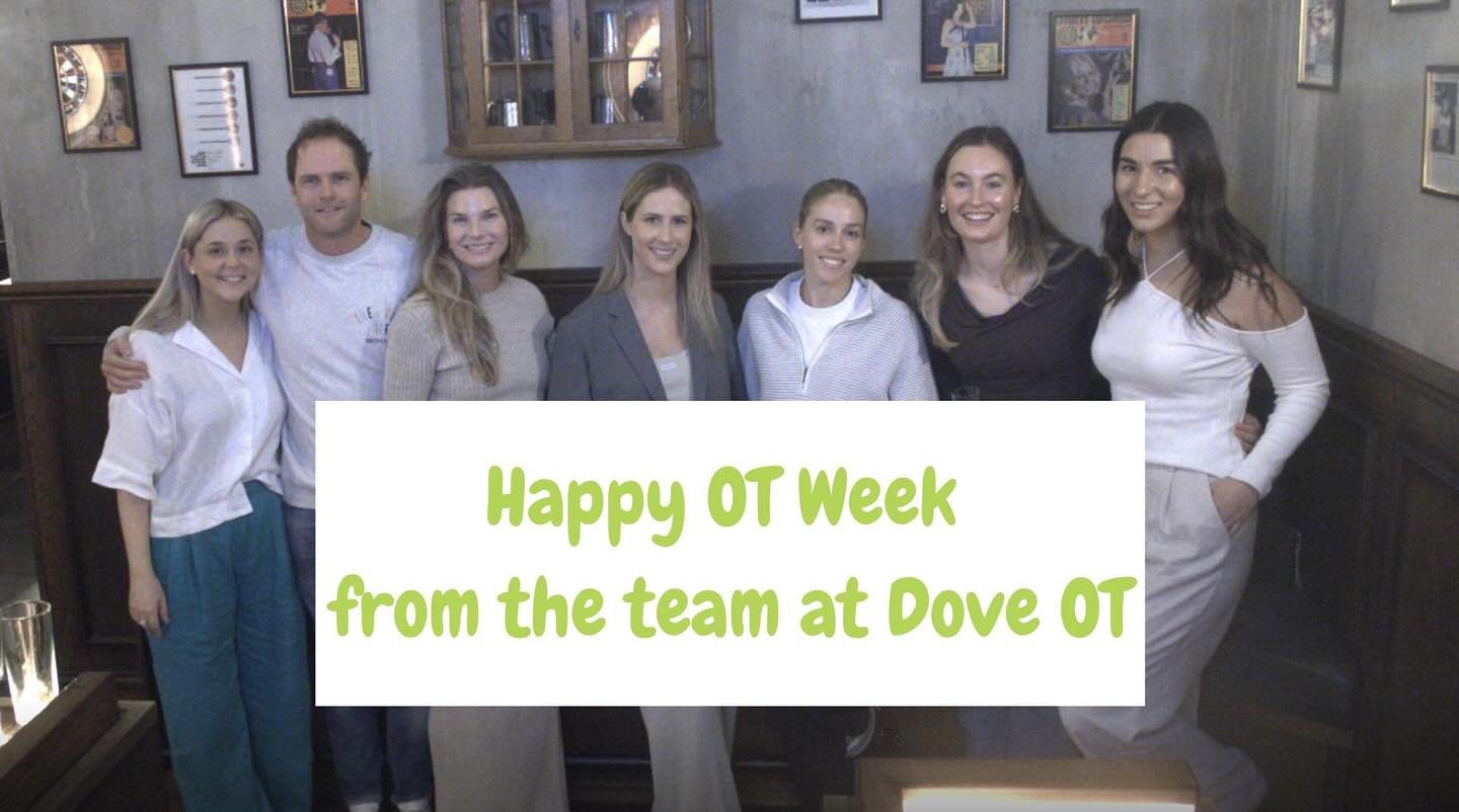 Happy OT Week from the team at Dove OT!

#otweek #otweek2024 #perthot #perthoccupationaltherapy #paediatricoccupationaltherapyperth #paediatricotperth #paediatricotwa
#paediatricot #otassessmentperth #doveot #doveoccupationaltherapy #doveotperth #pae