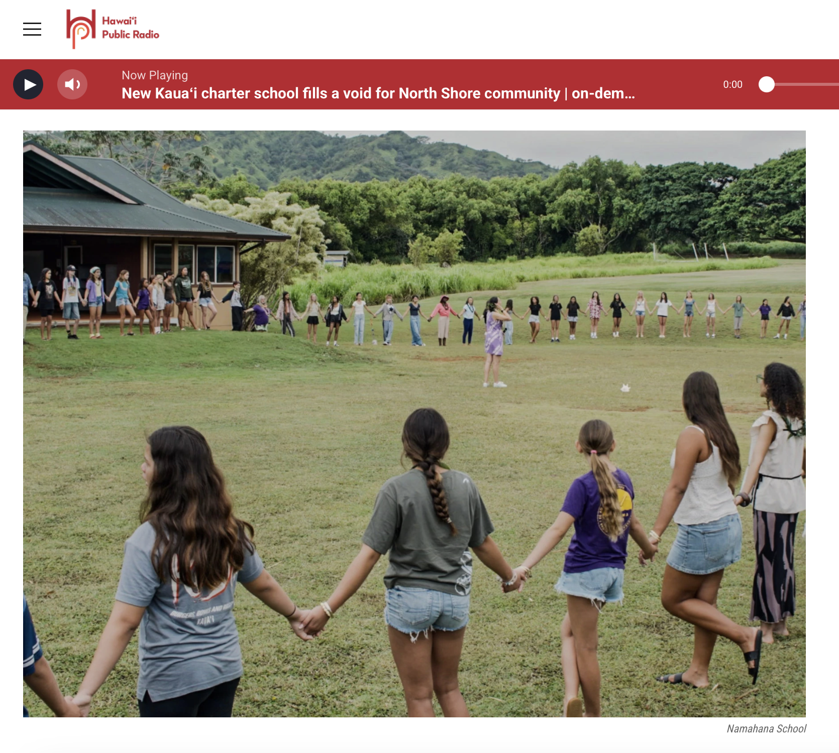 Kapua &nbsp;Checks in with Hawaiʻi Public Radio 