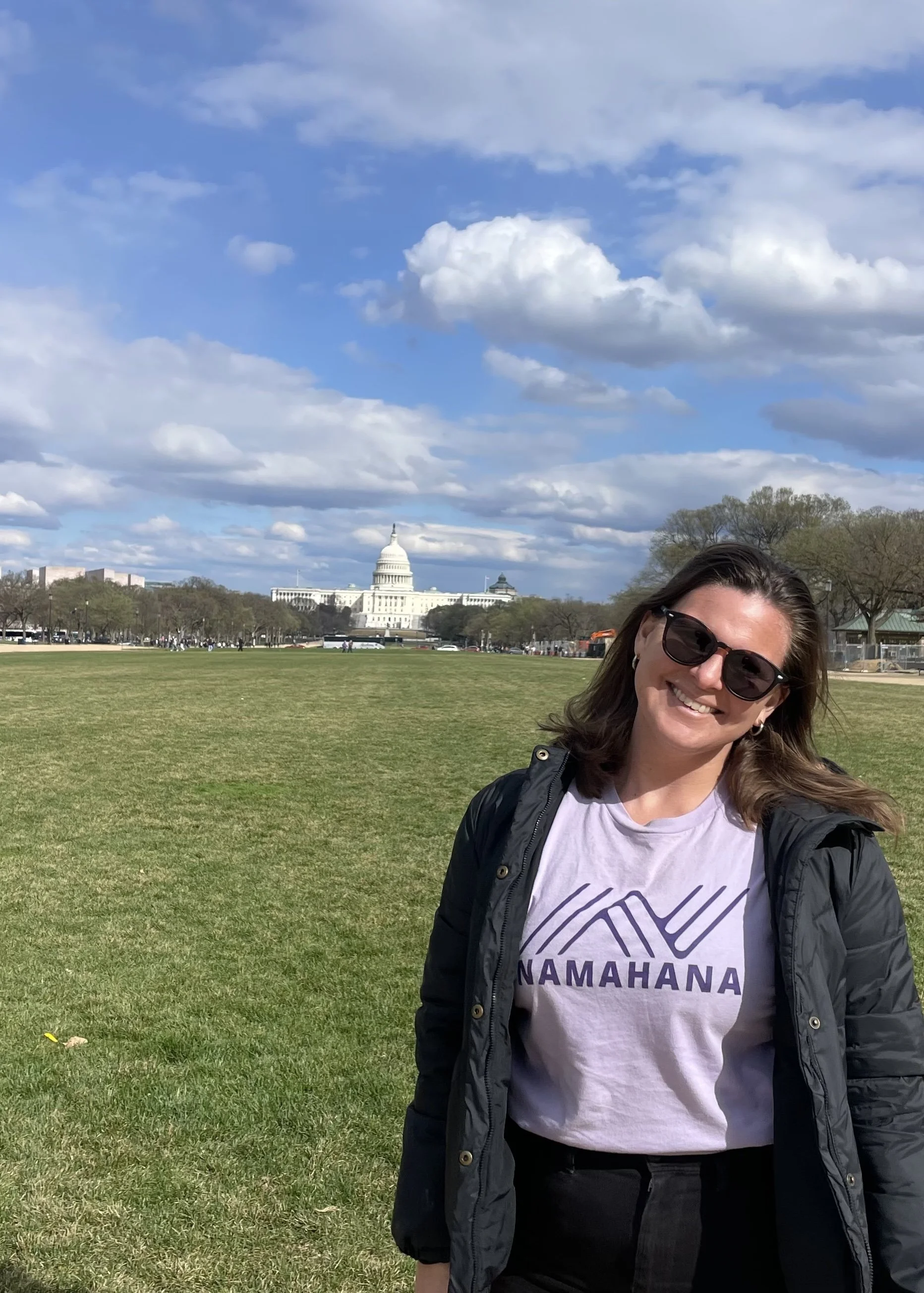 Sarah Wright Visits D.C. to Represent Namahana and Meet with Local Legislative Leadership