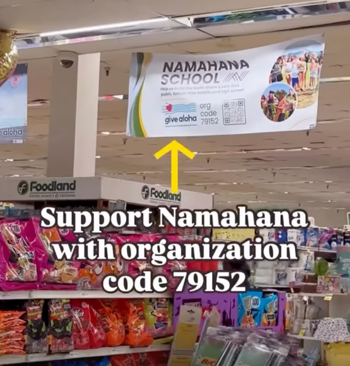 When You Shop at Foodland, Support Namahana School 