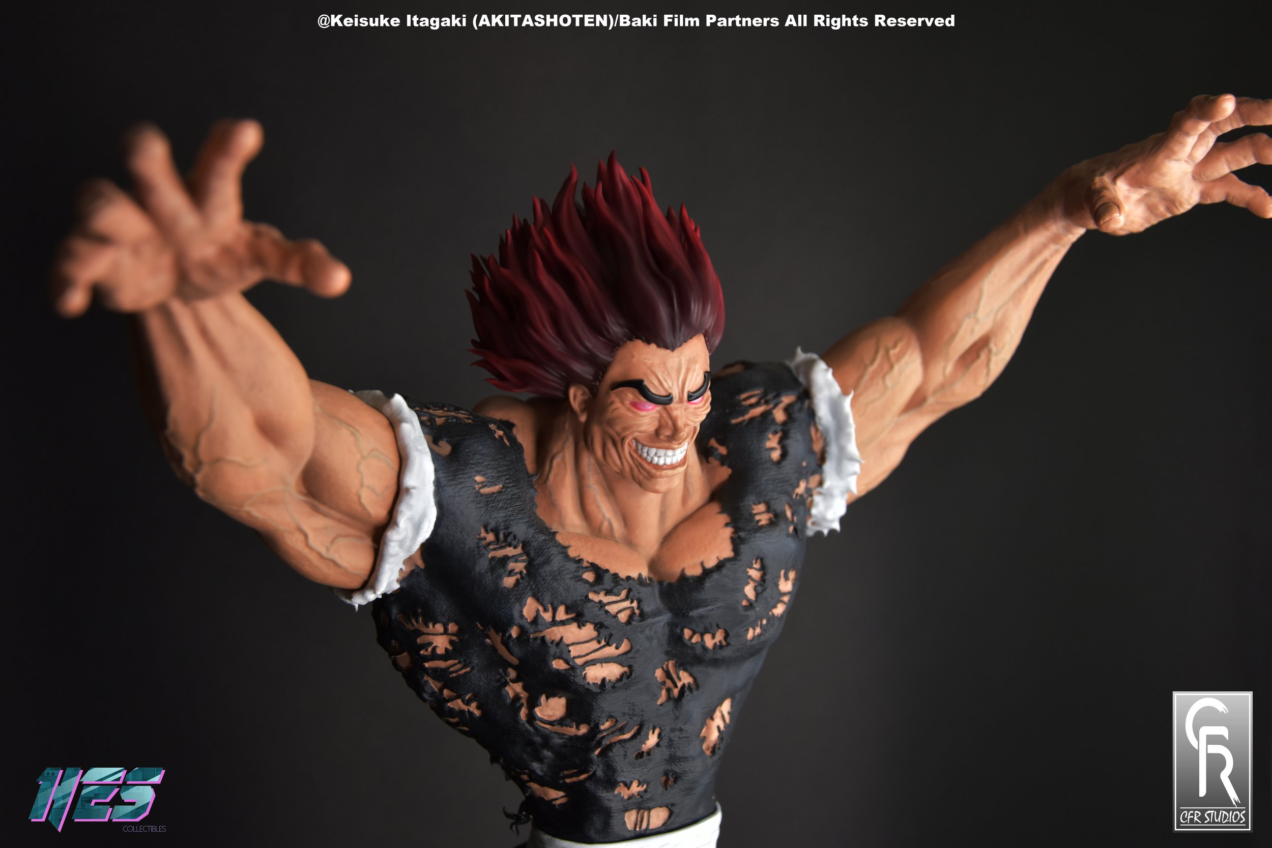 HES Studio: Grappler Baki - Yujiro Hanma 1/6th Scale — Goat Distribution