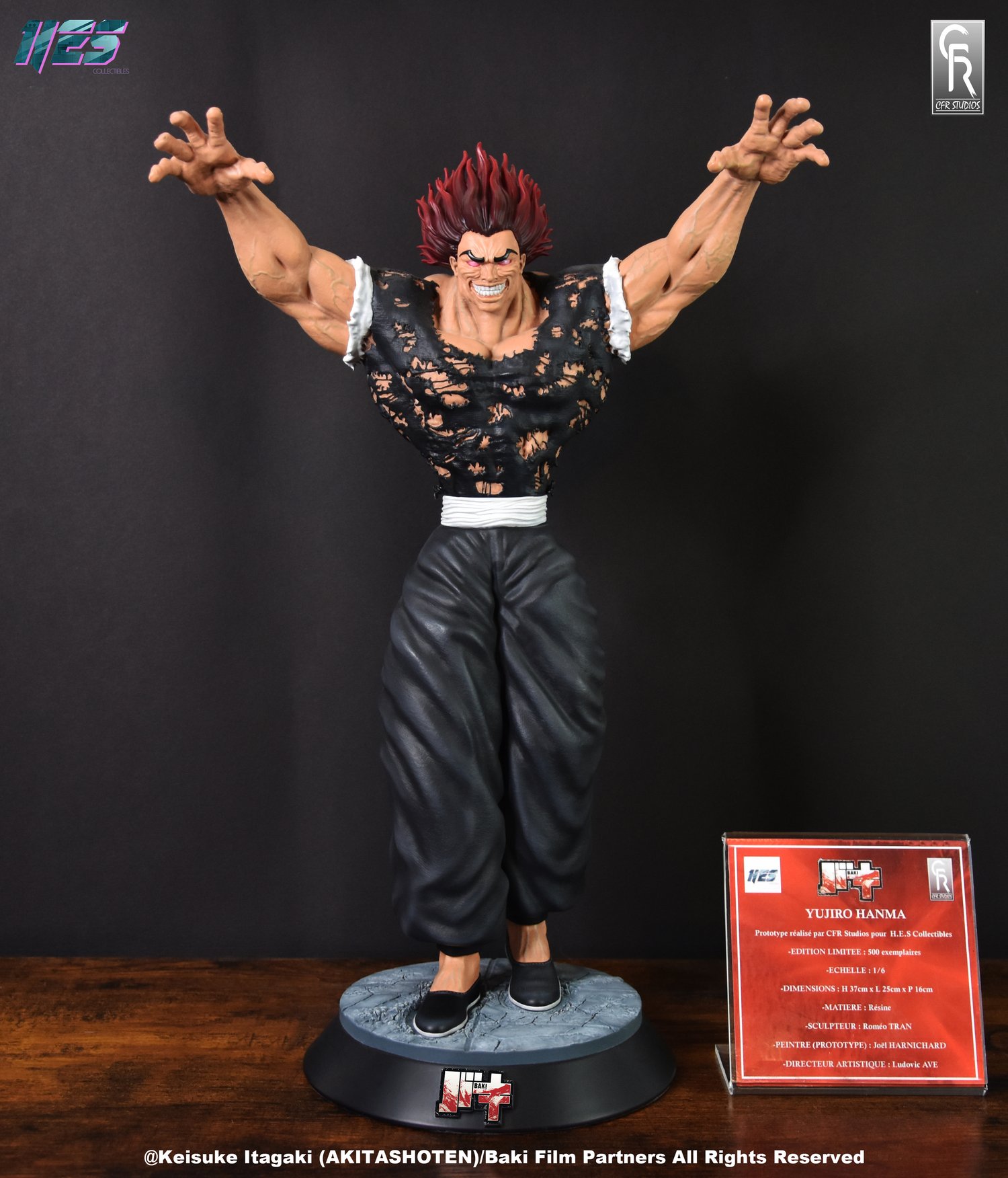 HES Studio: Grappler Baki - Yujiro Hanma 1/6th Scale — Goat Distribution