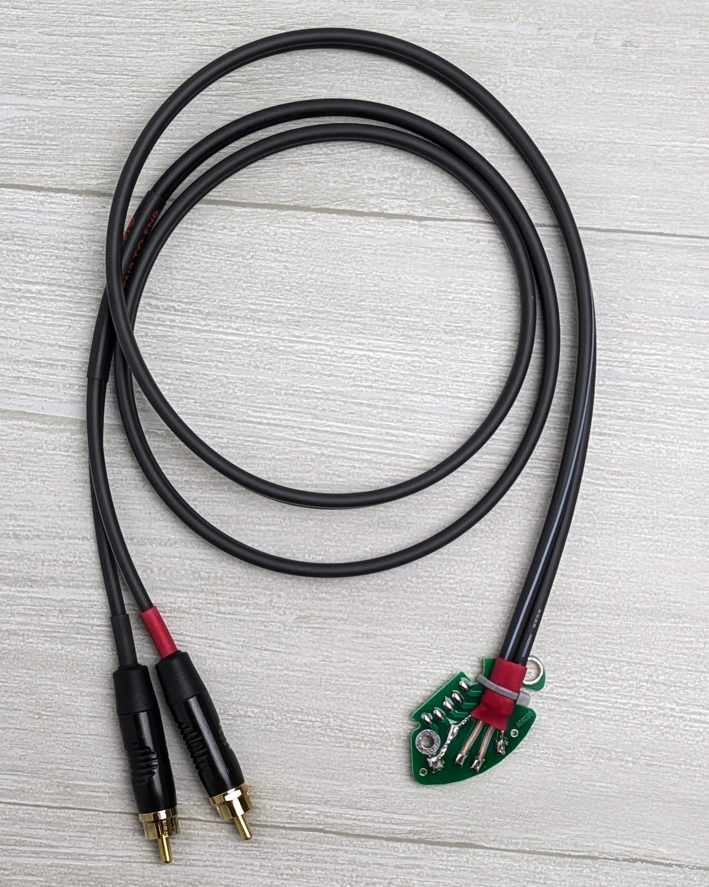 Technics 1200 w/ Internal Ground; Neutrik Rean RCA, Mogami Cable, Technics PCB