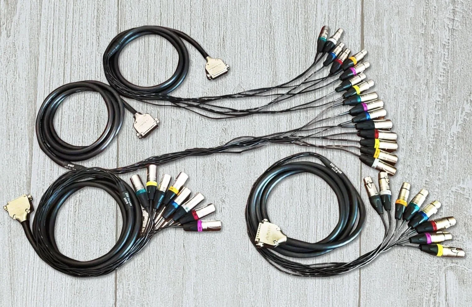 DB25 to 8-Channel XLR Snake