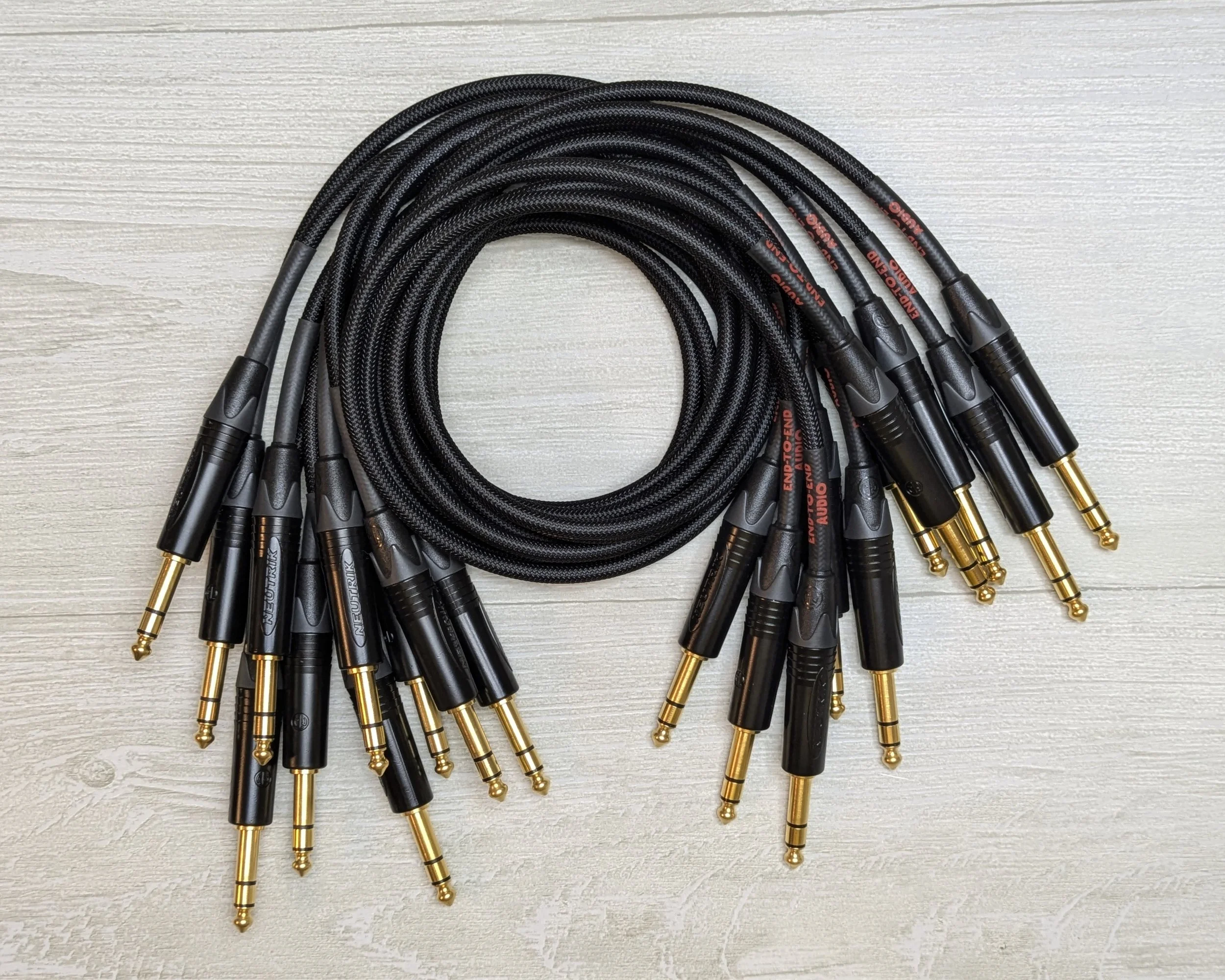 1/4" TRS Cable Lot