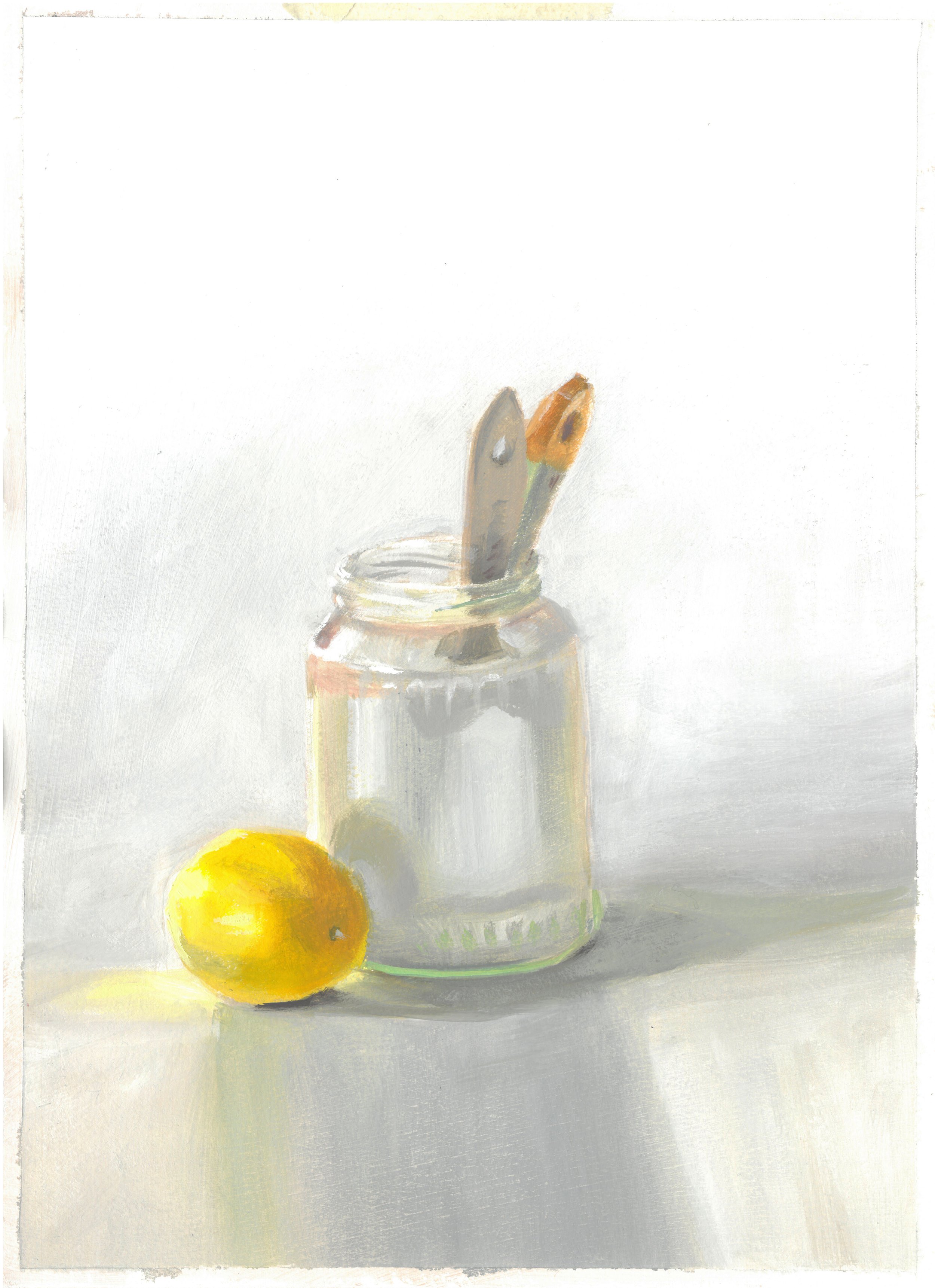 Fresh sour start / oil on paper 41 x 29,5 cm 2019 - available for sale