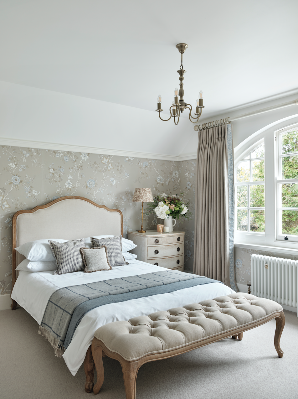 Interior Design, Bespoke soft furnishings, Handmade, bespoke curtains, Handmade curtains, Bespoke blinds, Handmade blinds, Bespoke cushions, Cushion design, Upholstery services, Custom upholstery, Bedroom design, Design studio Buckinghamshire, Interi