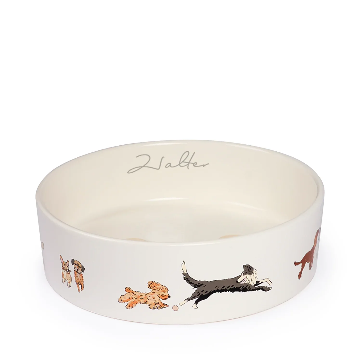 Large Doggy Daycare Stoneware Dog Bowl.webp