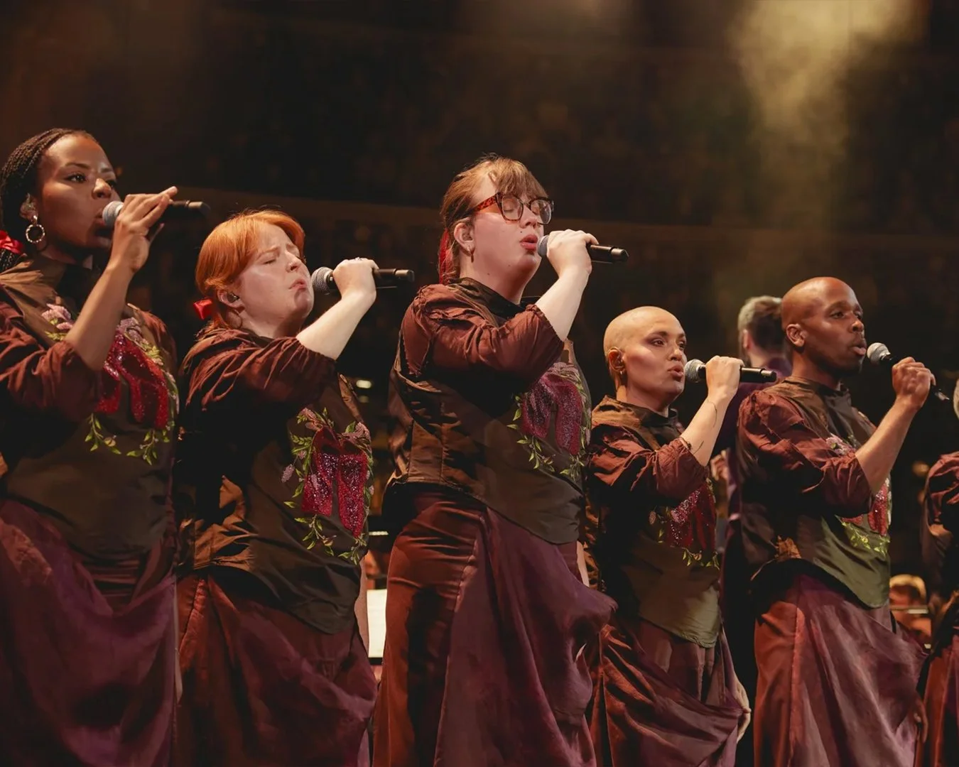 The London Contemporary Voices Choir. Photo by Andy Paradise