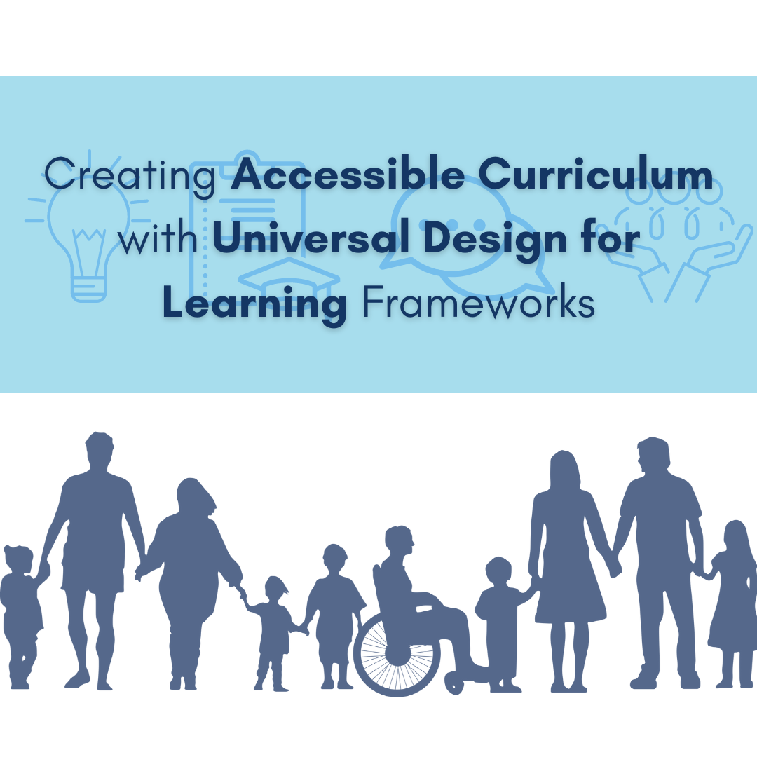 The cover of the "Creating Accessible Curriculum with Universal Design for Learning Frameworks" course with the Wiley Bran Advancement Courses logo in the bottom right corner.