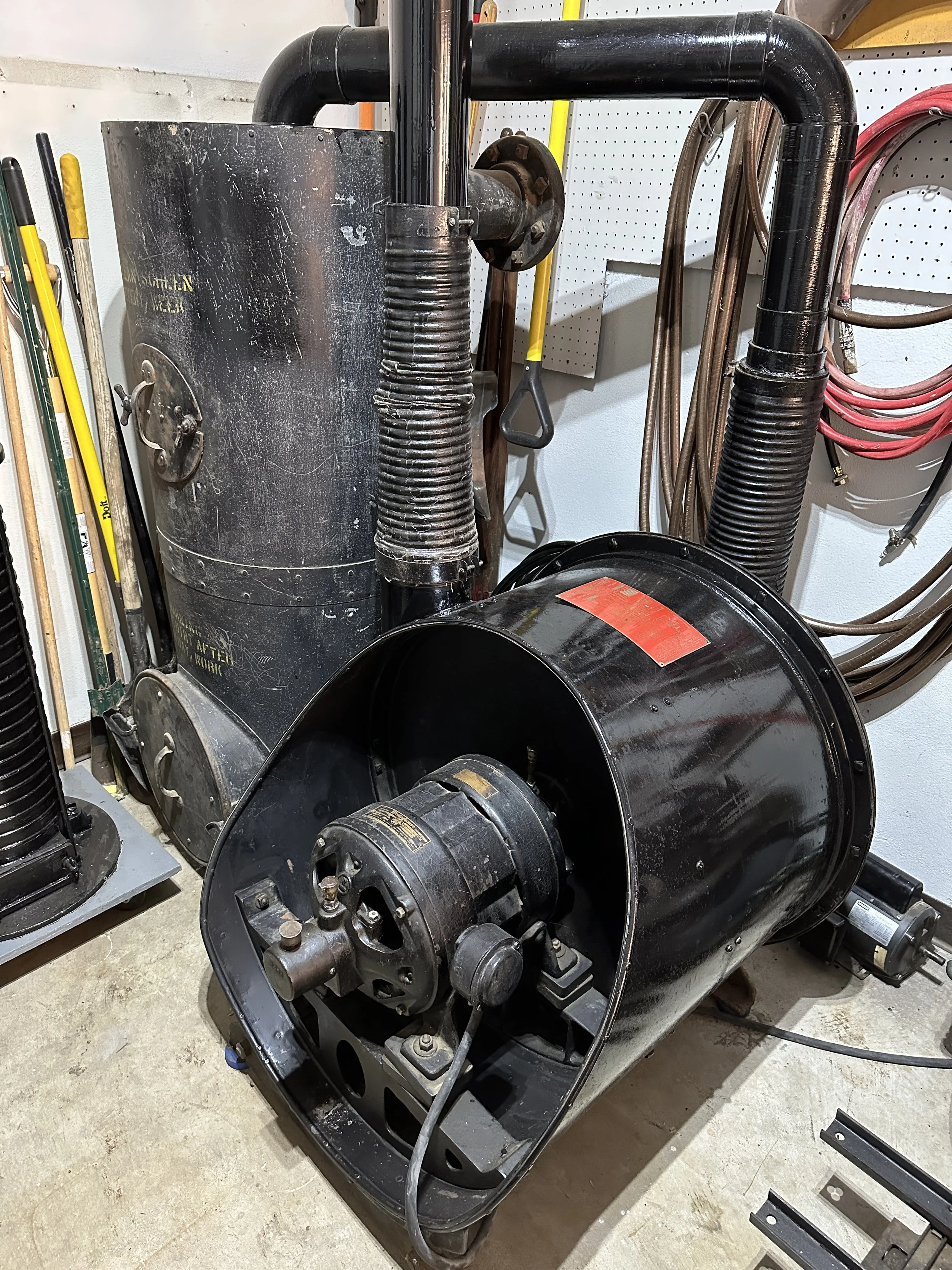 Historic Spencer Turbine central vacuum system serviced by CentVac