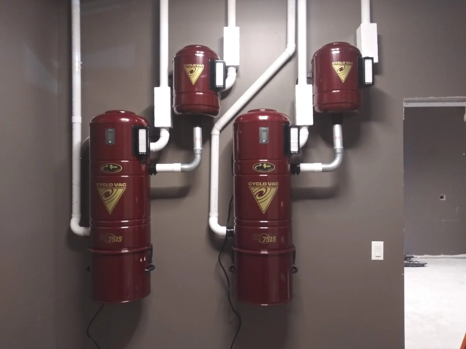 Cyclo Vac commercial installation
