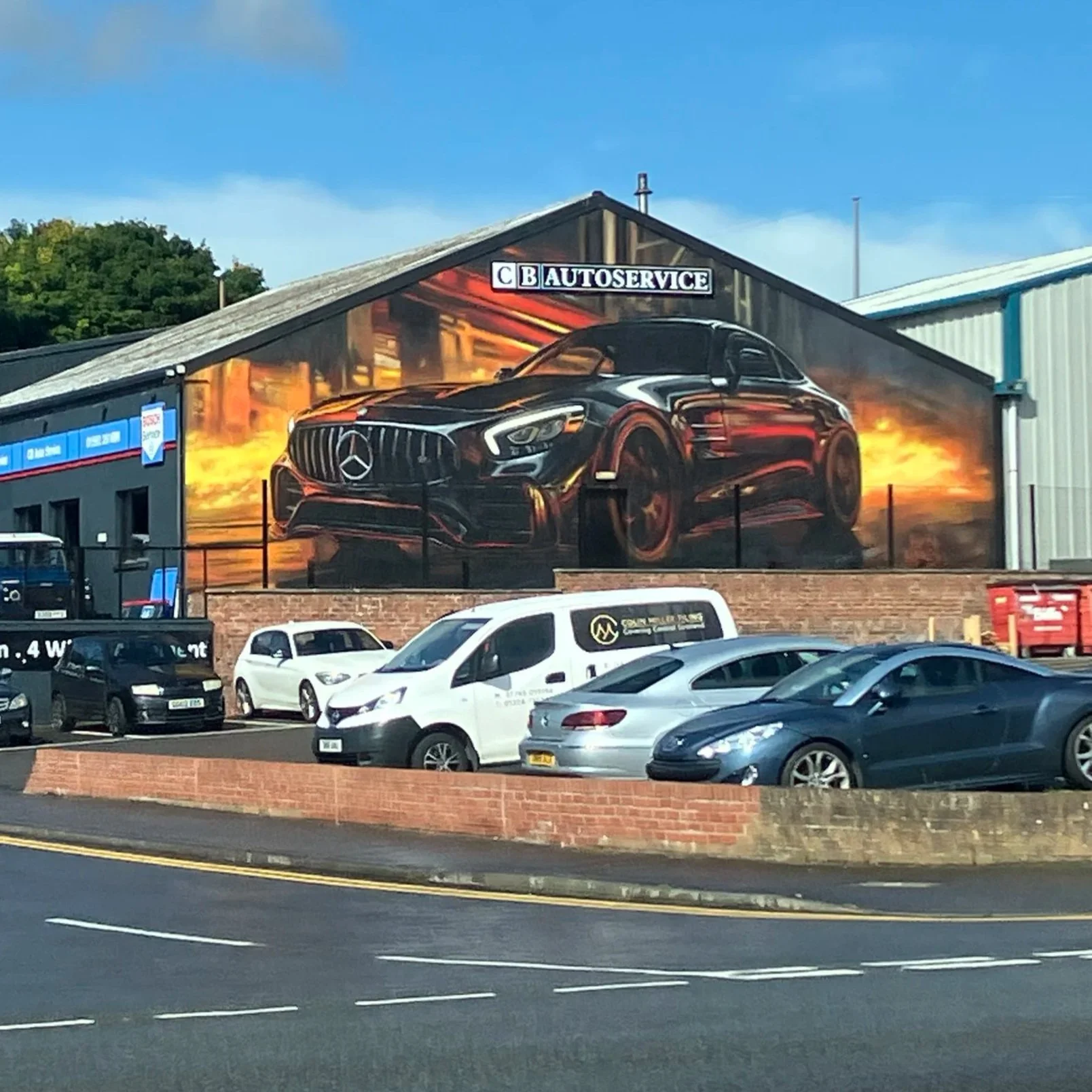 CB Autos Mural