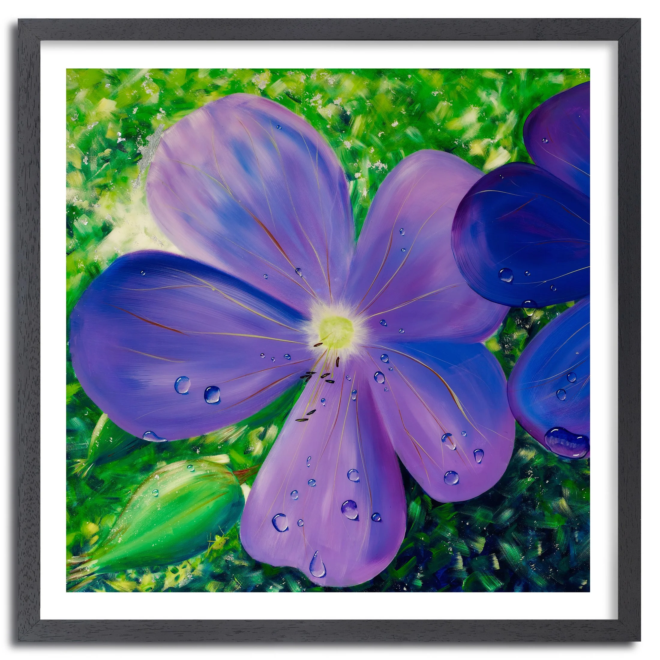 After a Summer Shower – Contemporary Floral Artwork