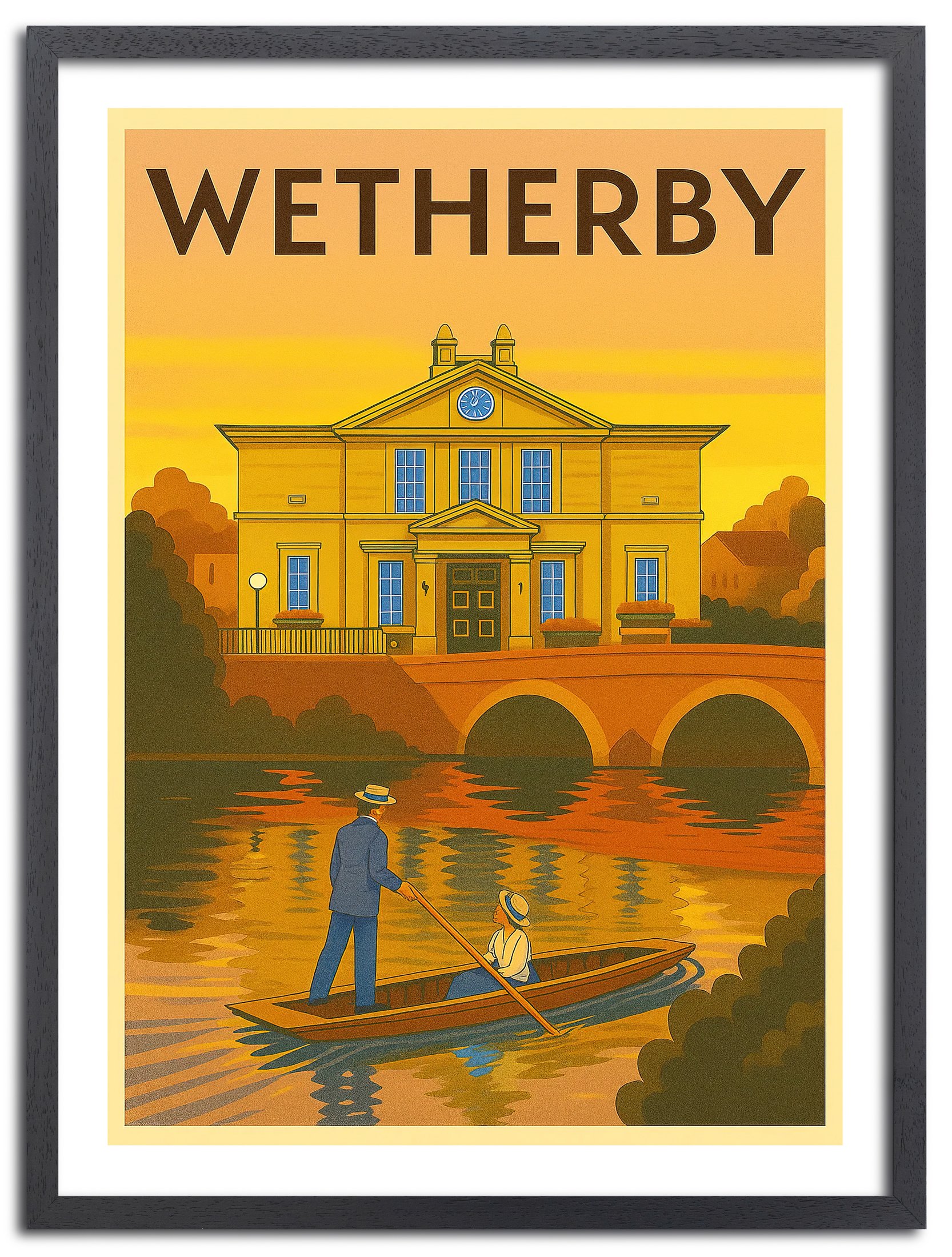 Wetherby – Illustrated Poster Print