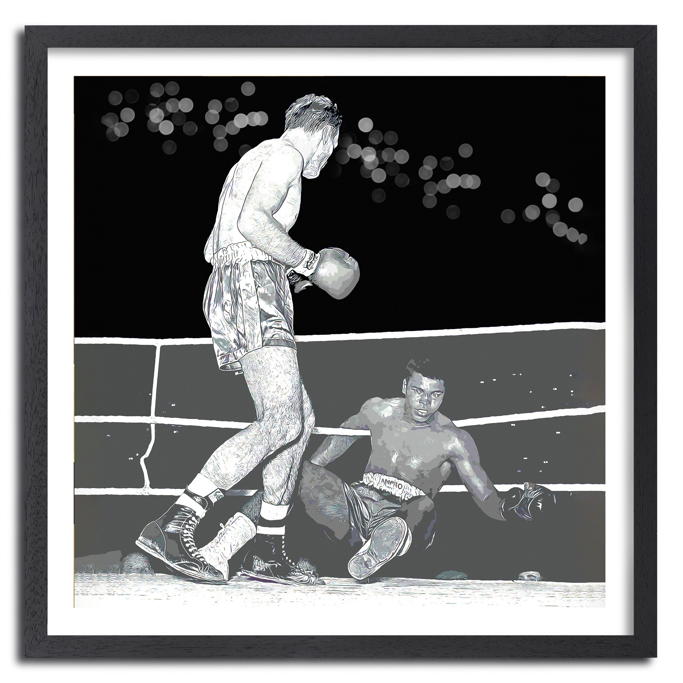 Henry Cooper vs Muhammad Ali – Boxing Poster Print