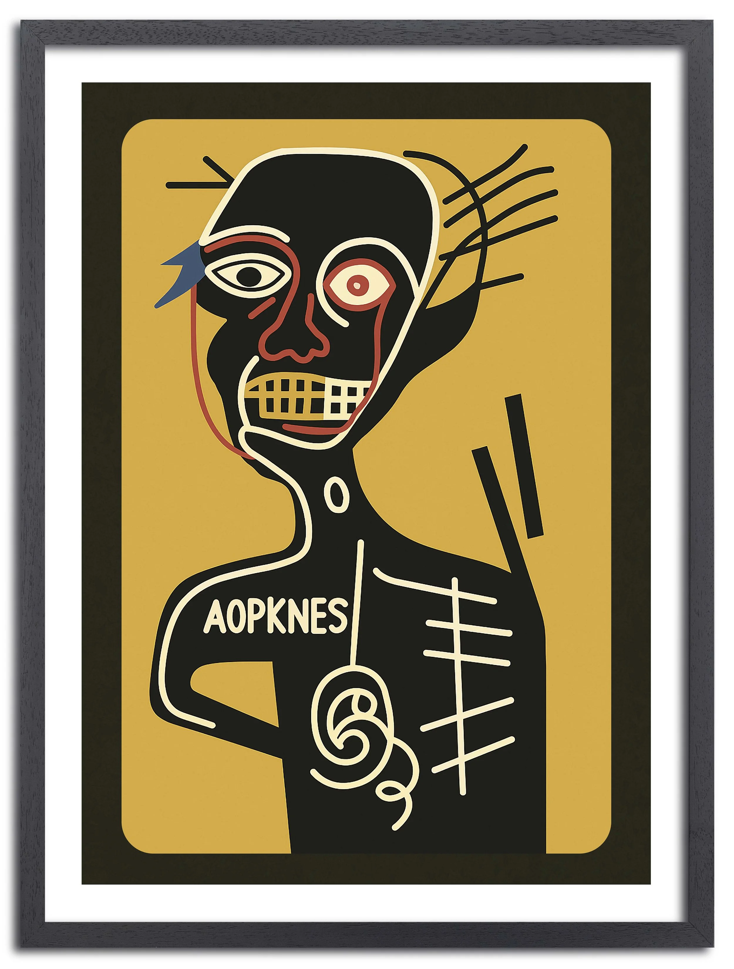 Primitive Echoes – Pop Art Poster Print