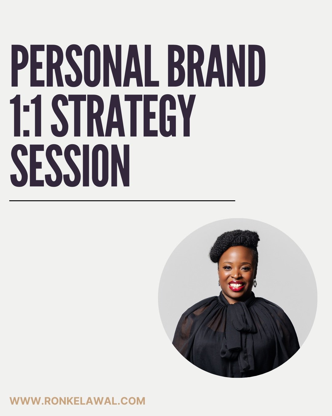 Personal branding coaching and strategy session