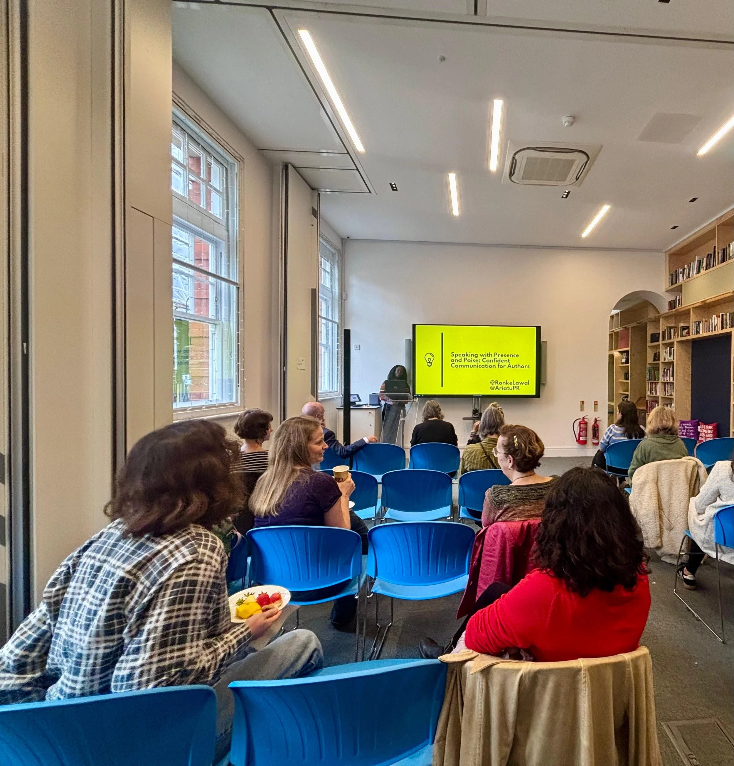 PR Trainer - Communicate with confidence - executive presence - public speaking seminar