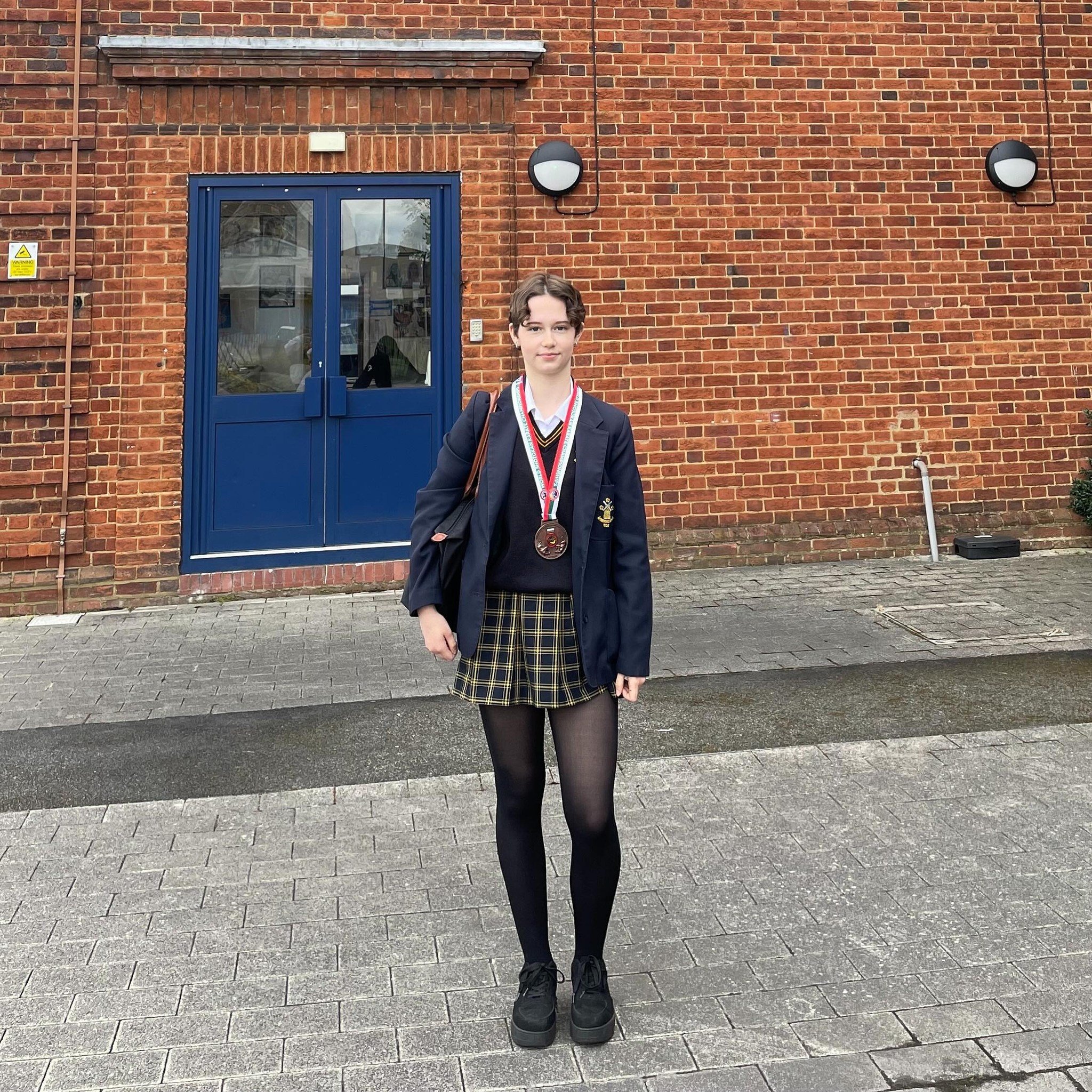 🌟 Let&rsquo;s celebrate Isabella W from Year 8 with a standing ovation for her achievement in Karate! 🥉 Last year, she clinched the 1st position, and now, she&rsquo;s soared two divisions higher, competing in the national-level World Championships 