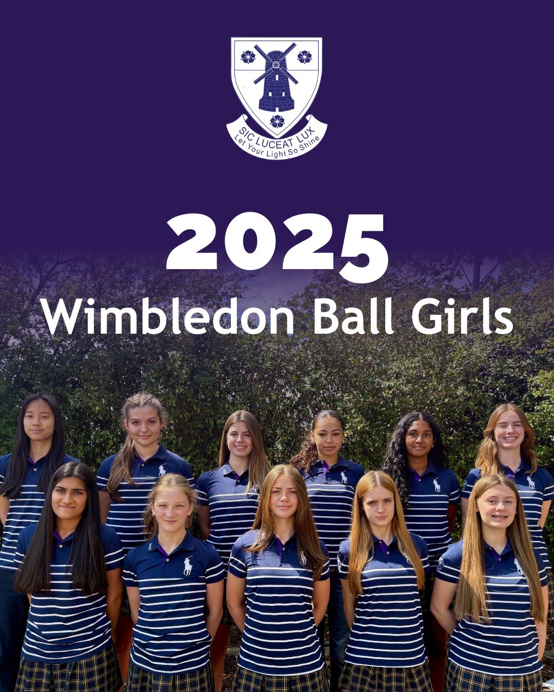 🎾 IT&rsquo;S OFFICIAL! 🎾

We&rsquo;re so proud to introduce this year&rsquo;s Wimbledon Ball Girls for the 2025 Championships! 💫

After months &mdash; and in some cases, years &mdash; of dedication, discipline and relentless training, 12 of our st