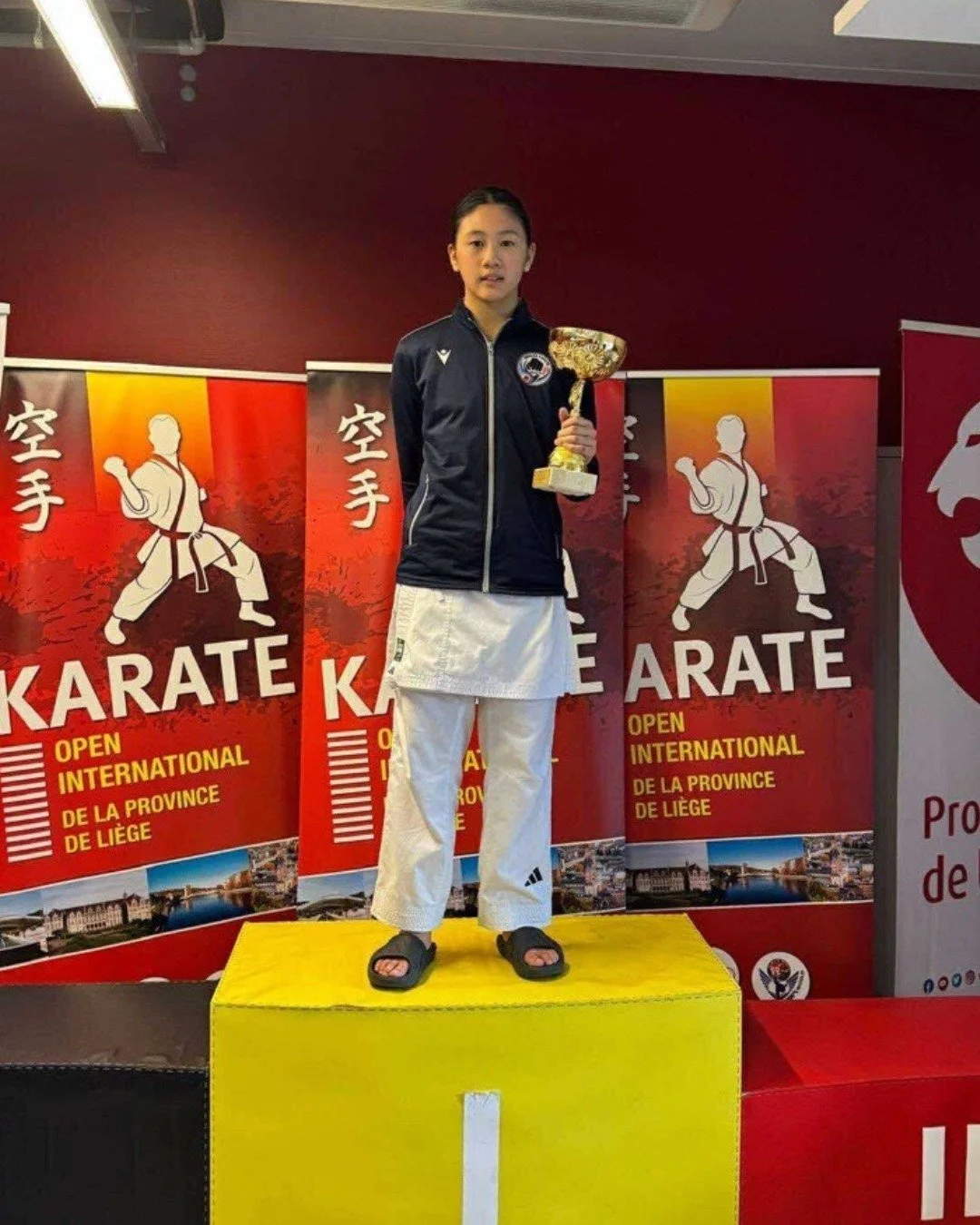 🥇 Congratulations to Mia-May! 🥇

We are so proud to celebrate Mia-May&rsquo;s incredible success at her first international karate competition in Li&egrave;ge, Belgium, one of the top events in Europe, where she brought home Gold!✨

We have been fo