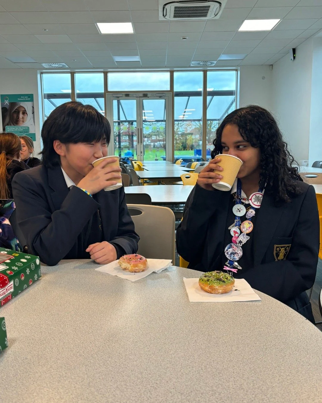 Celebrating Our Students! 🎉

We loved treating a fantastic group of students to a special hot chocolate or doughnut this term, plus the chance to bring along a friend of their choice. It made for such a lovely, cosy tutorial-time celebration and was