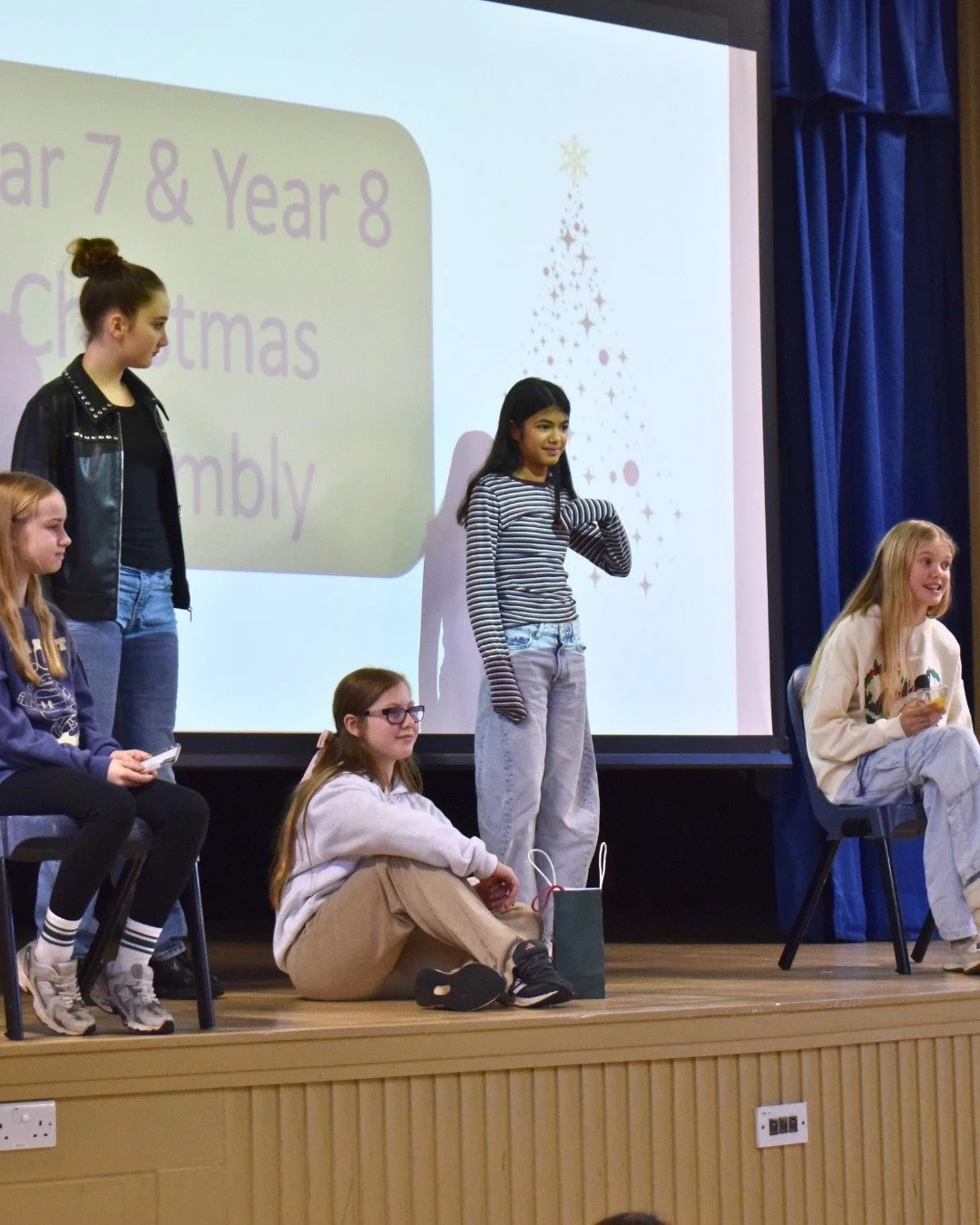 What a wonderful way to end the term. A huge well done to our talented drama club students who treated us to a lovely Christmas drop performance just before the holidays. 🎄🌟

The students put on a modern retelling inspired by the Ghost of Christmas