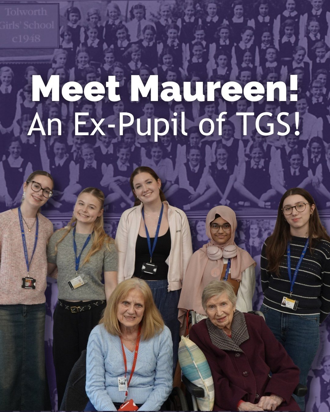 ✨📚 A very special visit to Tolworth Girls&rsquo; School 📚✨

We were absolutely delighted to welcome a truly remarkable visitor back to Tolworth Girls&rsquo; School. Maureen, now 100 years old, recently returned to the school more than 80 years afte