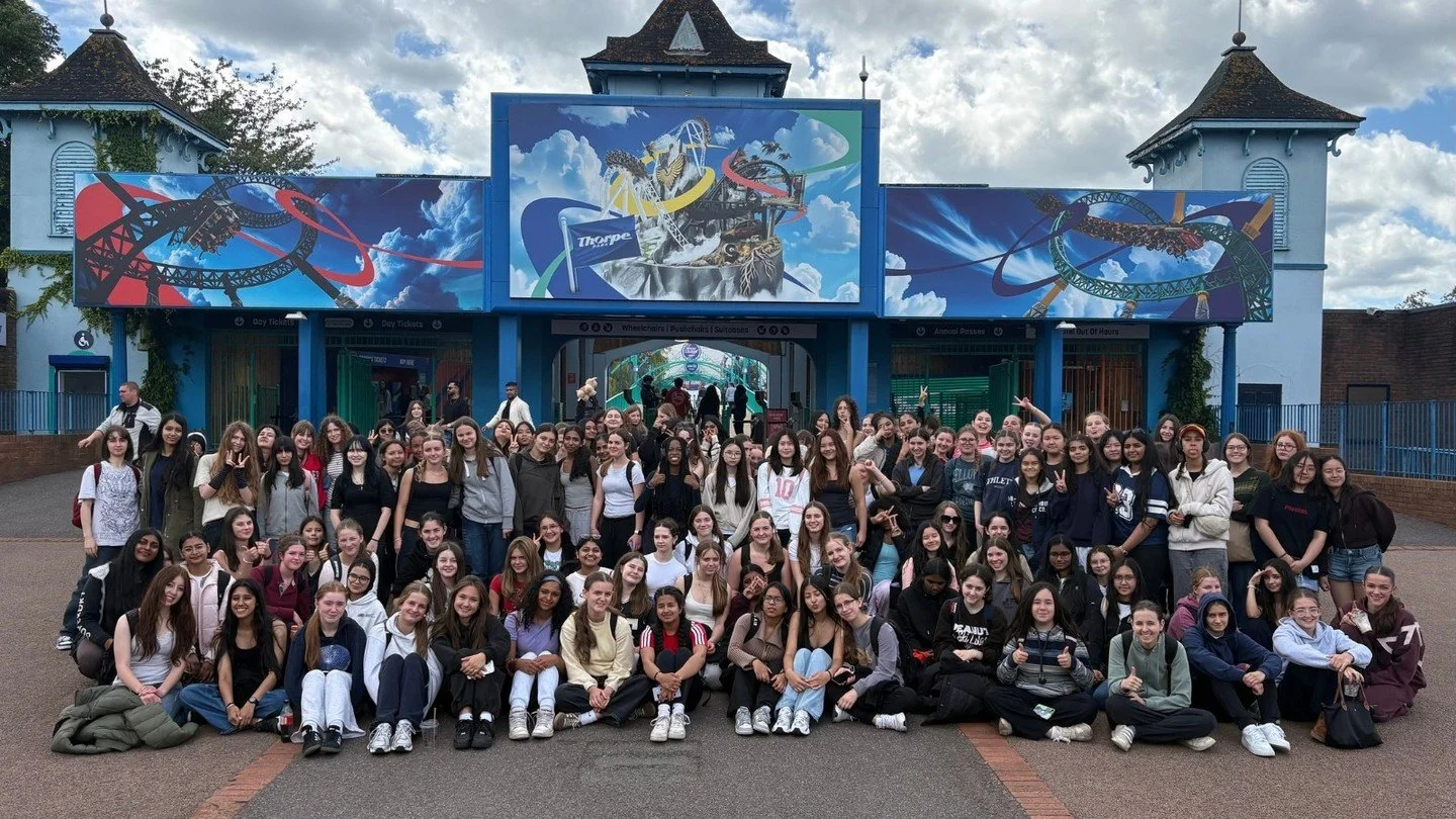 What an incredible day at Thorpe Park with our Year 10s! 💙

From start to finish, it was filled with laughter, excitement, and plenty of screaming on the rides 🎡😄 It was such a great opportunity for students to bond, make memories, and simply enjo