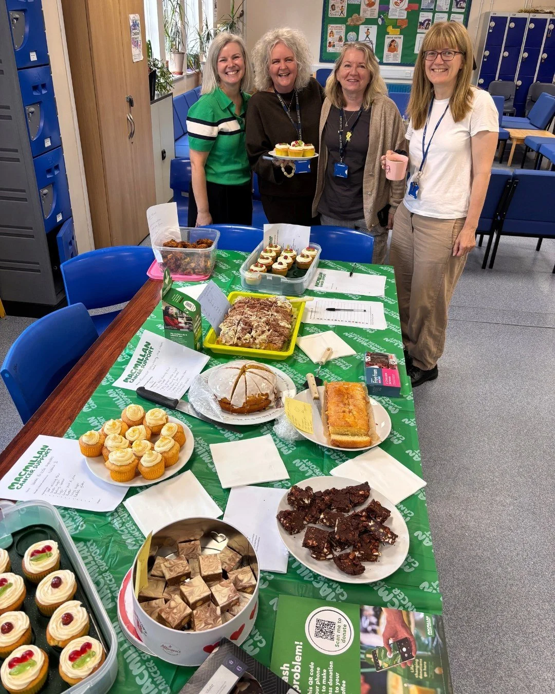Last week, our staff came together for our very own Macmillan Coffee Morning, and what an incredible spread it was!

We had an amazing selection of homemade cakes, cupcakes, traybakes and savoury treats contributed by staff from across the school, wi