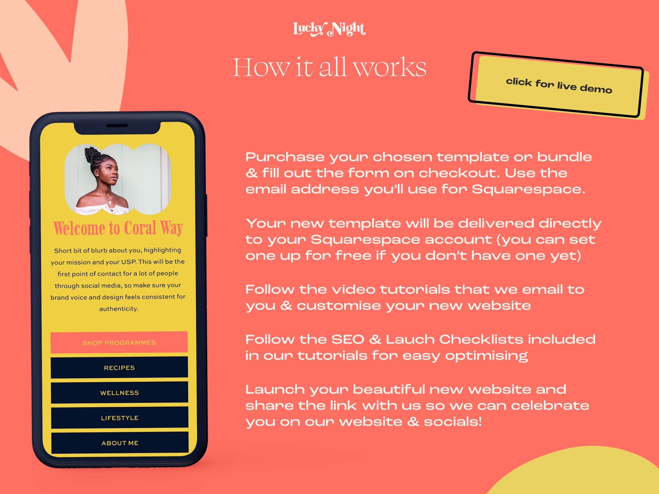 Luxurious Squarespace 7.1 website template for wellness influencers & bloggers 8.jpg