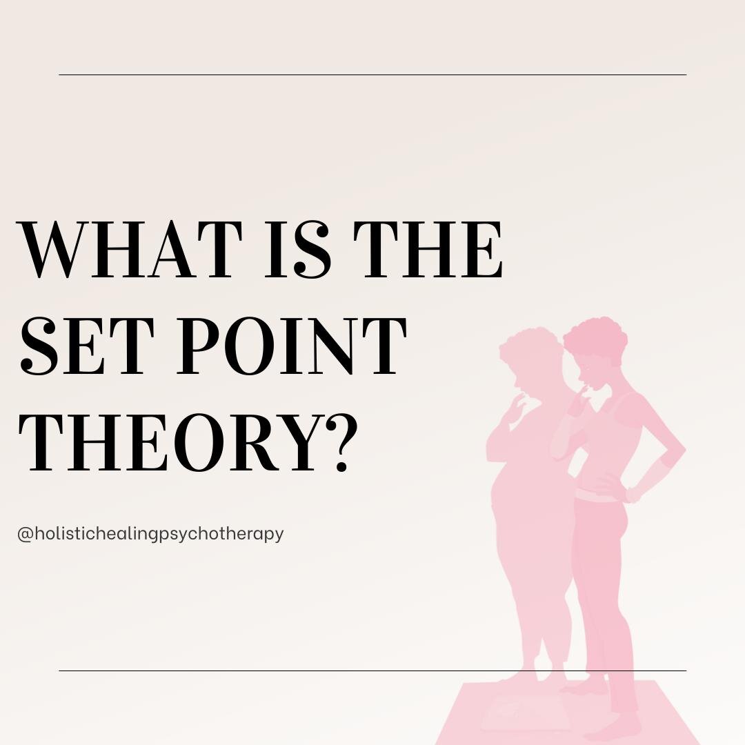 The Set Point theory suggests that the human body will try to maintain its weight within a specific range. This means that our bodies will stay within a little less or a little more of a specific size our entire life. This size depends greatly on gen