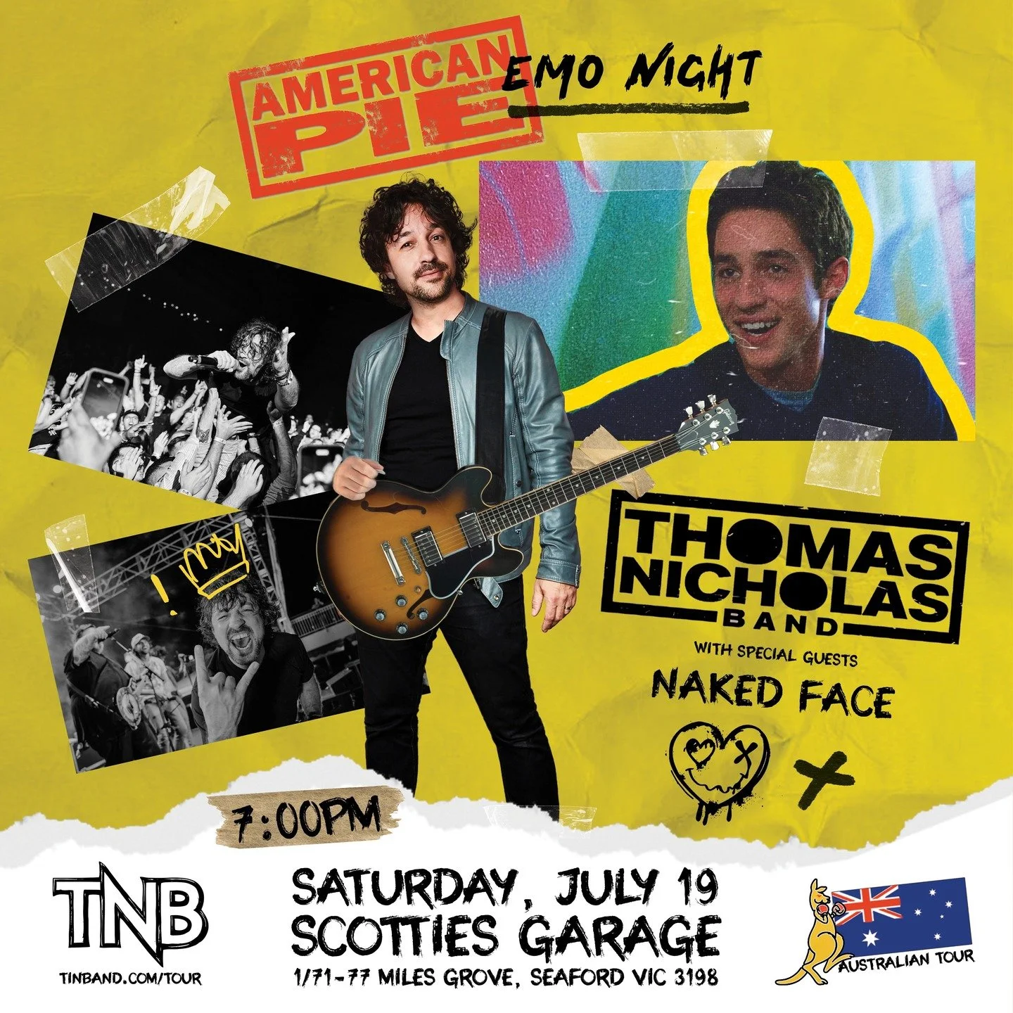 🚨THIS SATURDAY, 19TH of JULY &ndash; LIVE AT SCOTTY&rsquo;S GARAGE 🚨

🗣️ &quot;No, Michelle Flannery... this isn&rsquo;t band camp - this is real life!&quot; 

We&rsquo;re jumping on stage to support our great friend &quot;Thomas Ian Nicholas&quot