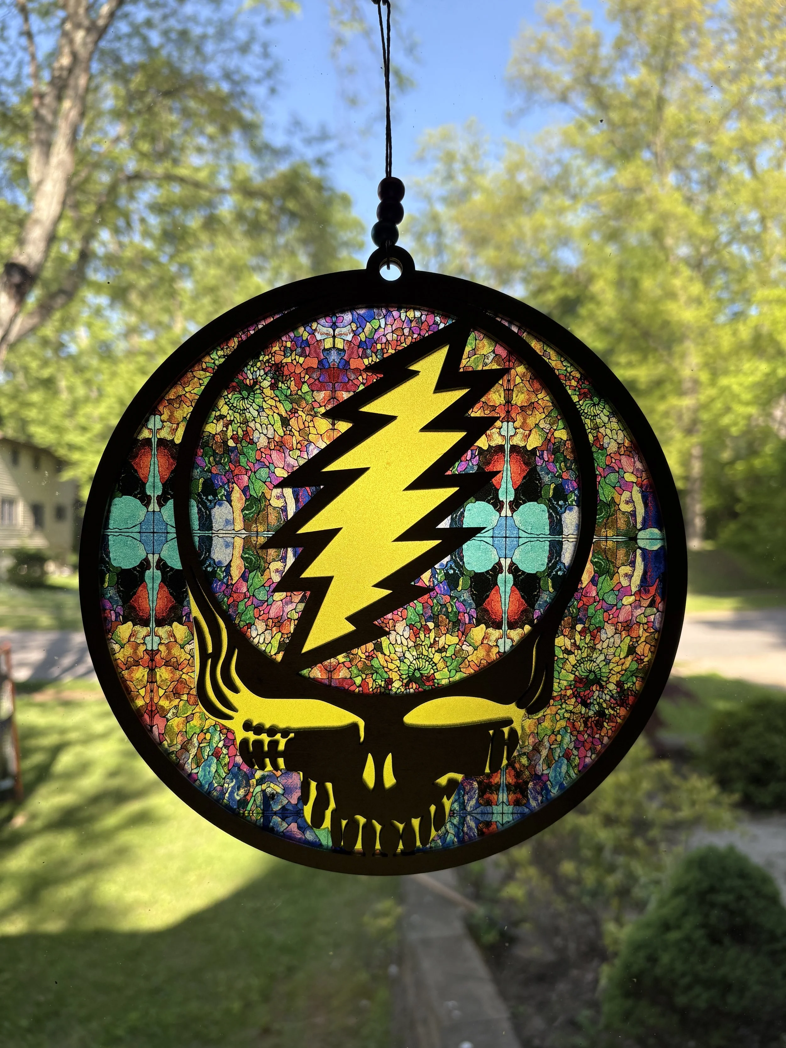 Stealie w/ Bolt -Psychedelic (8")
