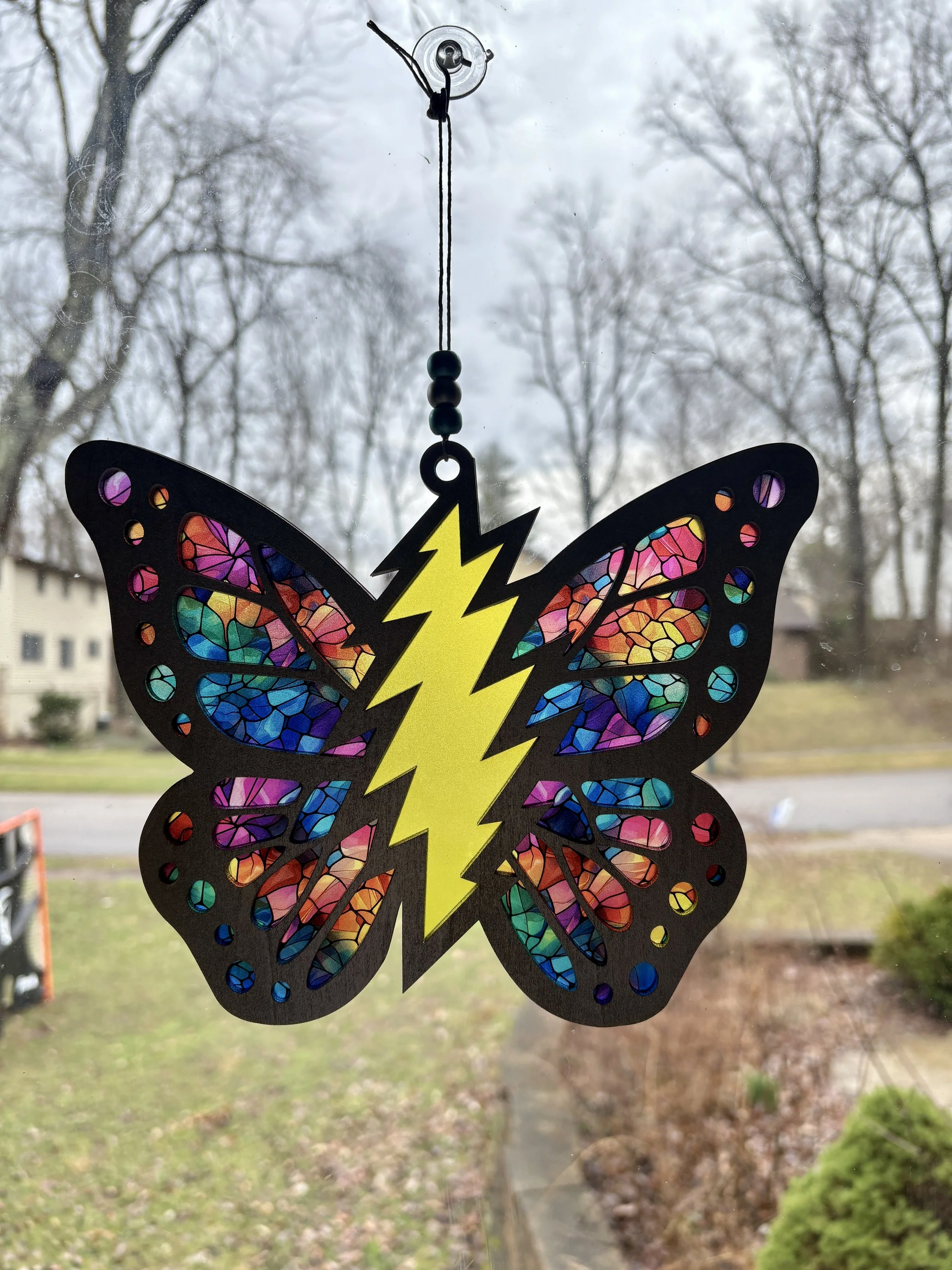 Butterfly - Shattered Rainbow (8")